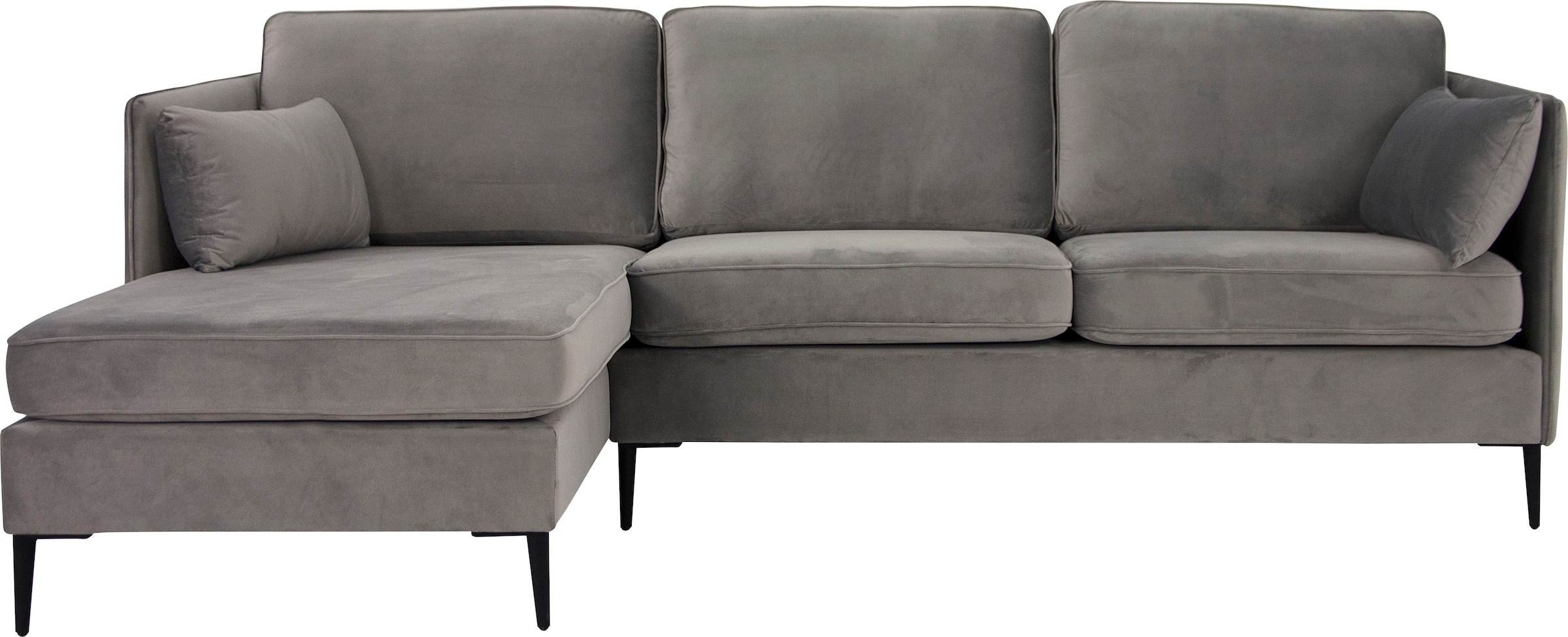 Home affaire Ecksofa »Light L-Form« inklusive loser Zierkissen, mit schmale günstig online kaufen