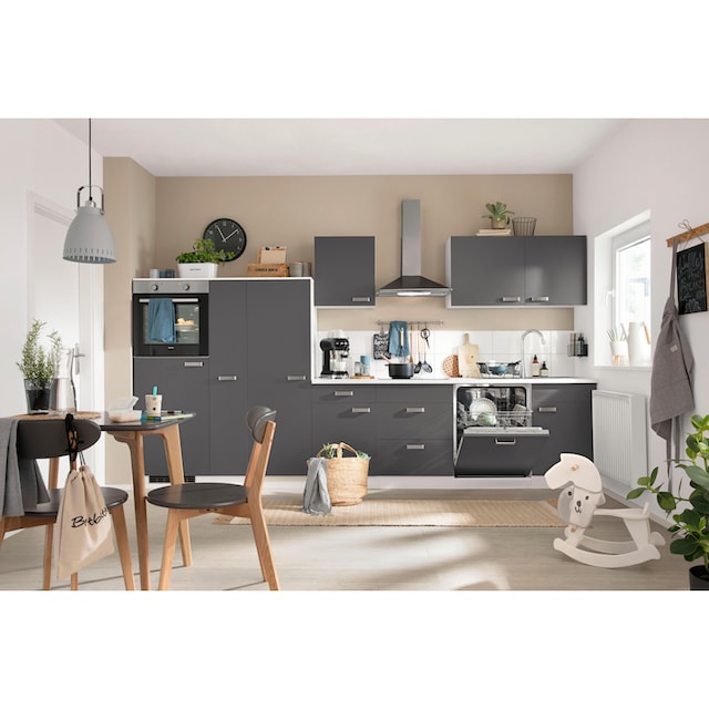 wiho Küchen Küchenzeile »Husum«, mit E-Geräten, Breite 360 cm auf Rechnung  bestellen