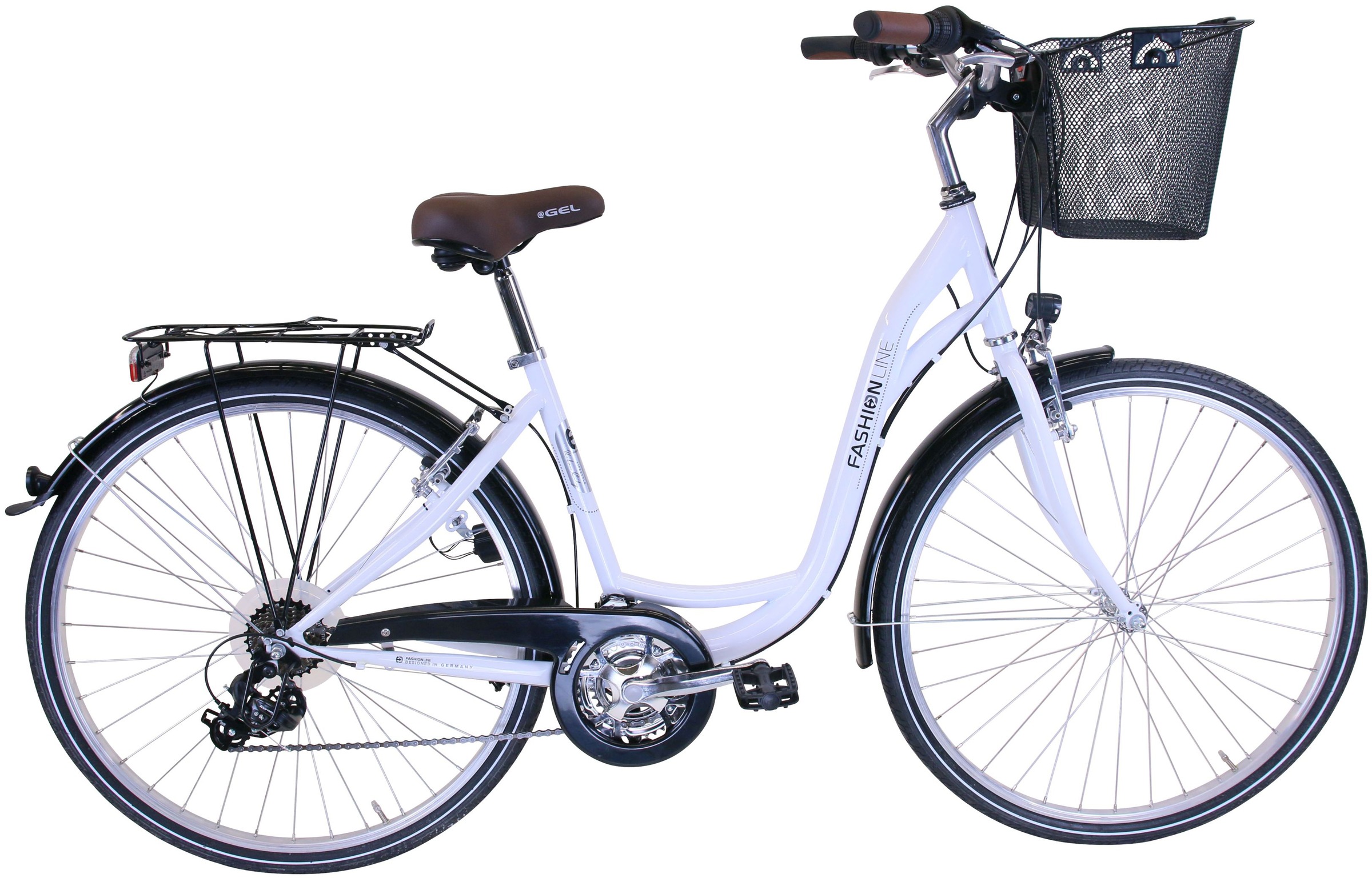 Bild von FASHION LINE Cityrad, 21 Gang, Shimano, TY 300 Schaltwerk, Kettenschaltung