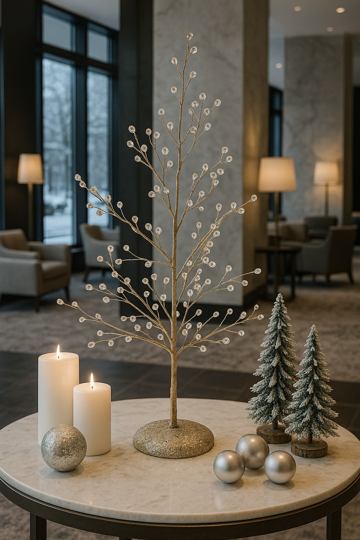 I.GE.A. Kunstbaum »Dekobaum mit Acryl-Steinchen«