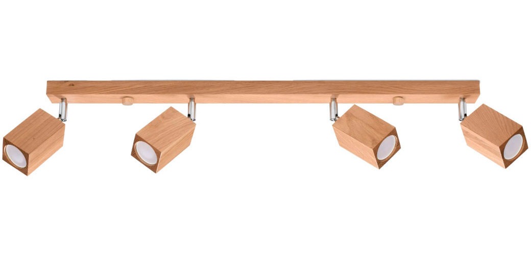 SOLLUX lighting Deckenleuchte »KEKE«, 4 flammig, Leuchtmittel GU10   ohne L günstig online kaufen