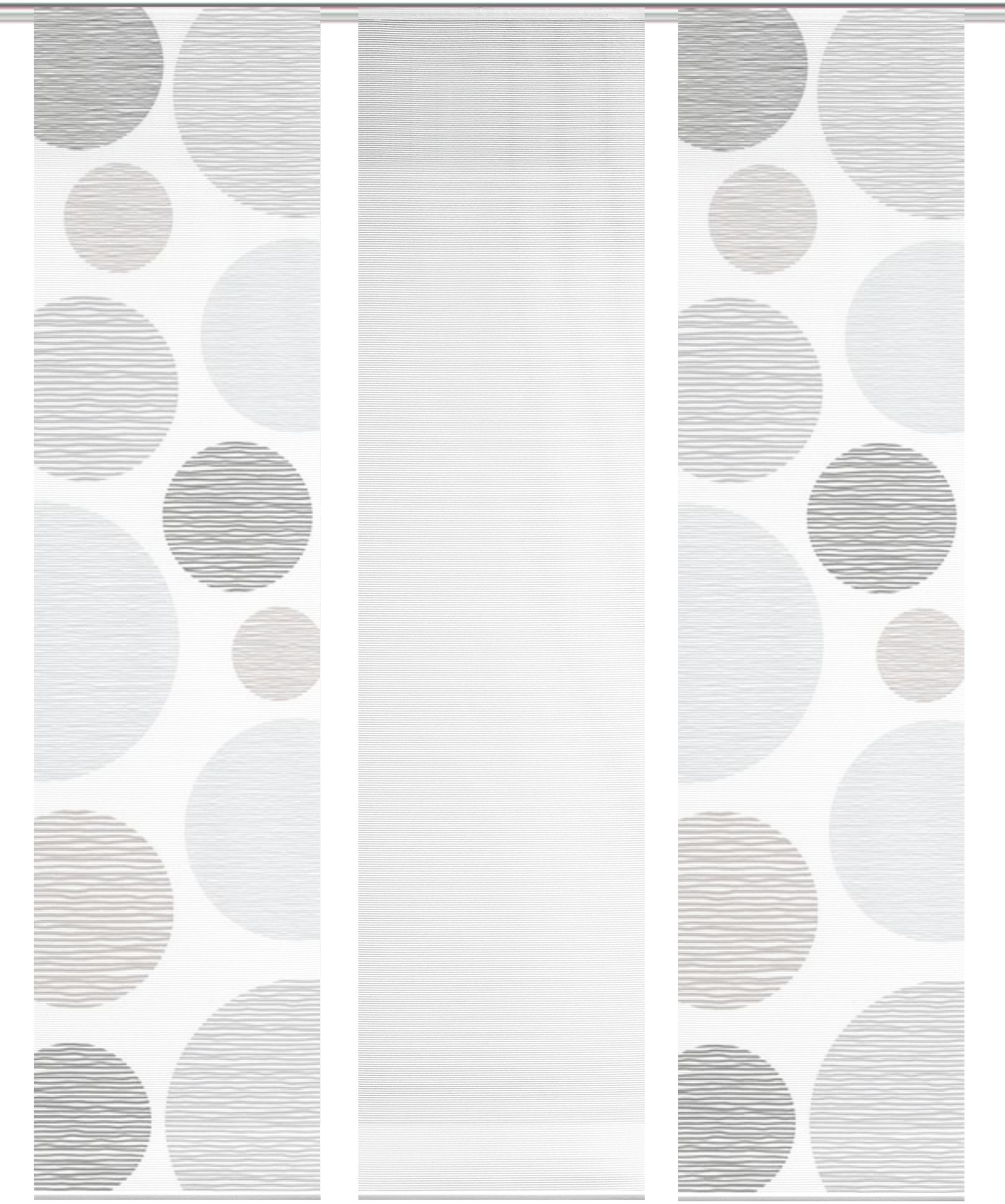 Vision S Schiebegardine »3ER SET BORDEN« Paneelwagen 3 Stk. tlg. HxB: 260x6 günstig online kaufen