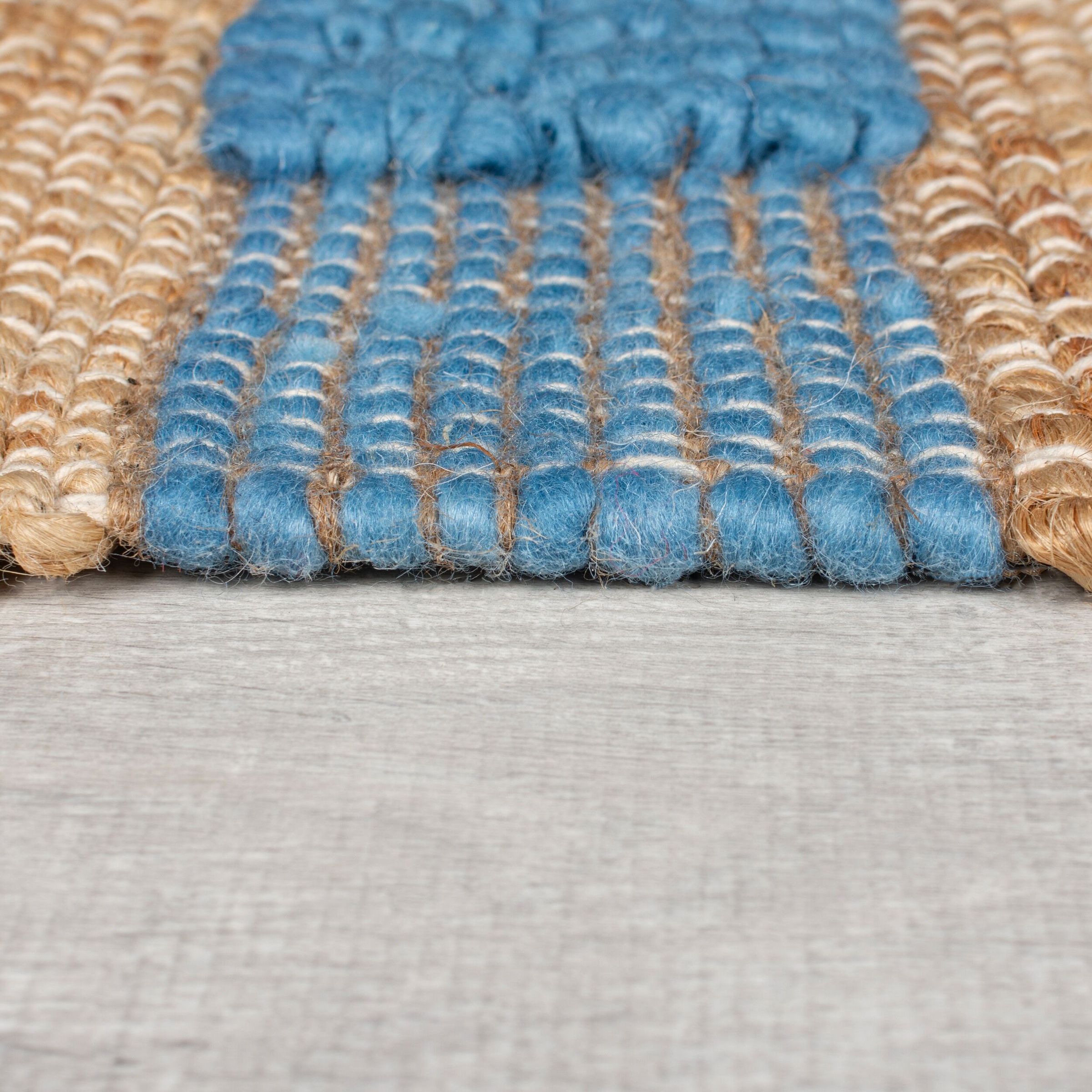 FLAIR RUGS Läufer »Medina«, rechteckig, 12 mm Höhe, Boho-Look, aus Naturfasern wie Wolle & Jute, Teppichläufer