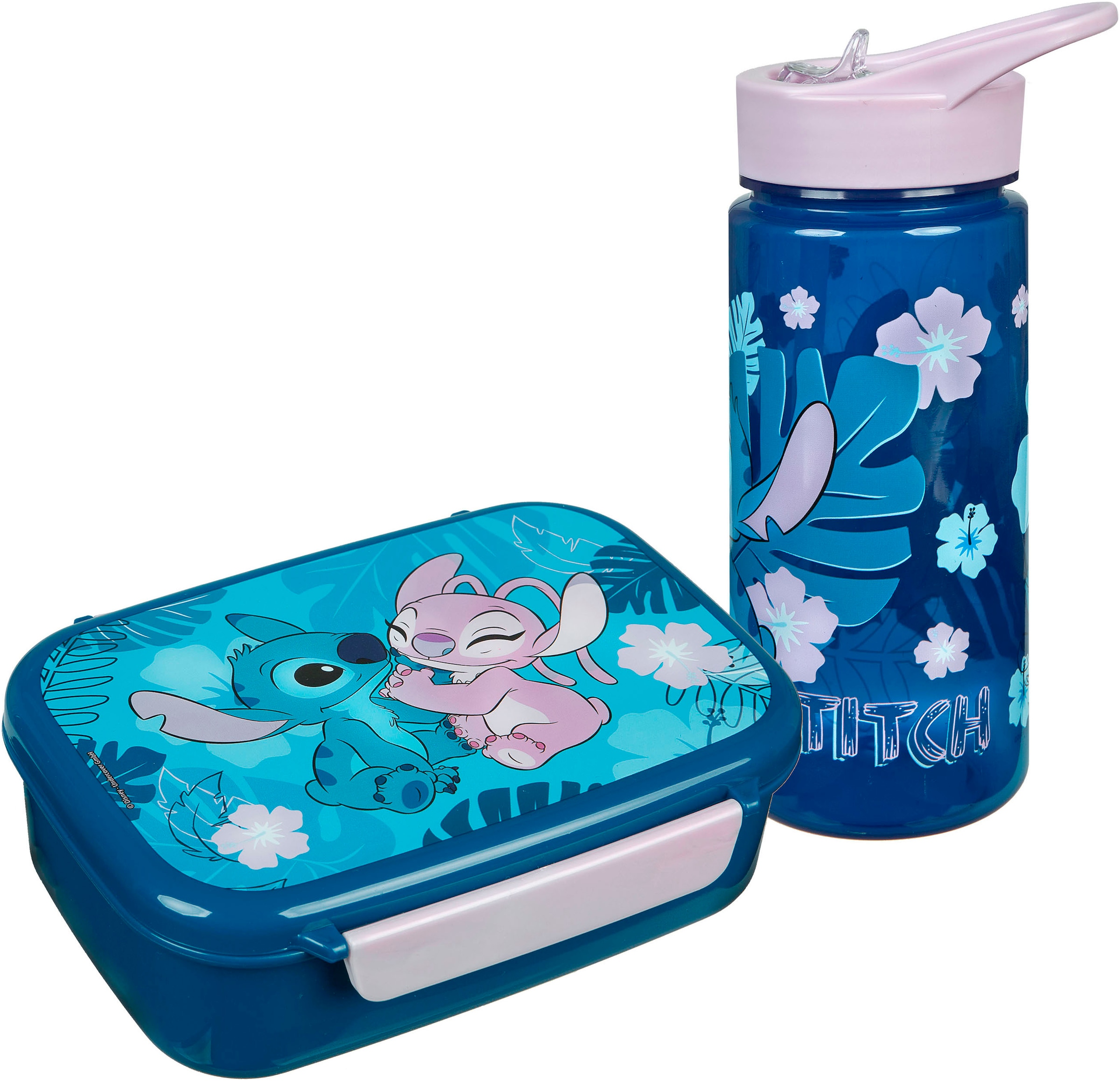 Scooli Lunchbox »Lilo & Stich« Set, 2 Stk. tlg. mit Trinkflasche günstig online kaufen