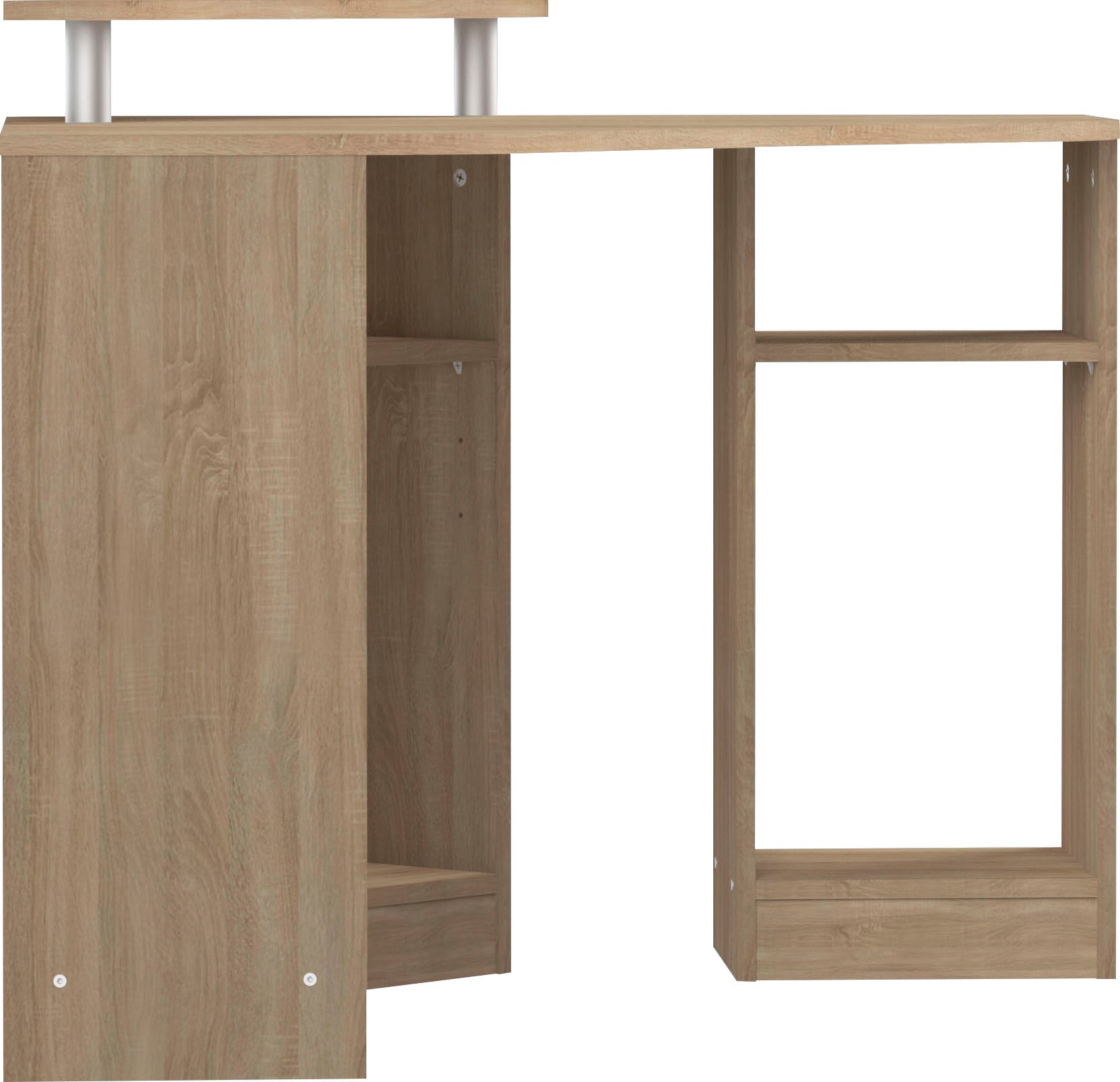 TemaHome Schreibtisch »Corner«, Melamingestell, Tischplatte in untersch. Farbvarianten, Breite 94 cm
