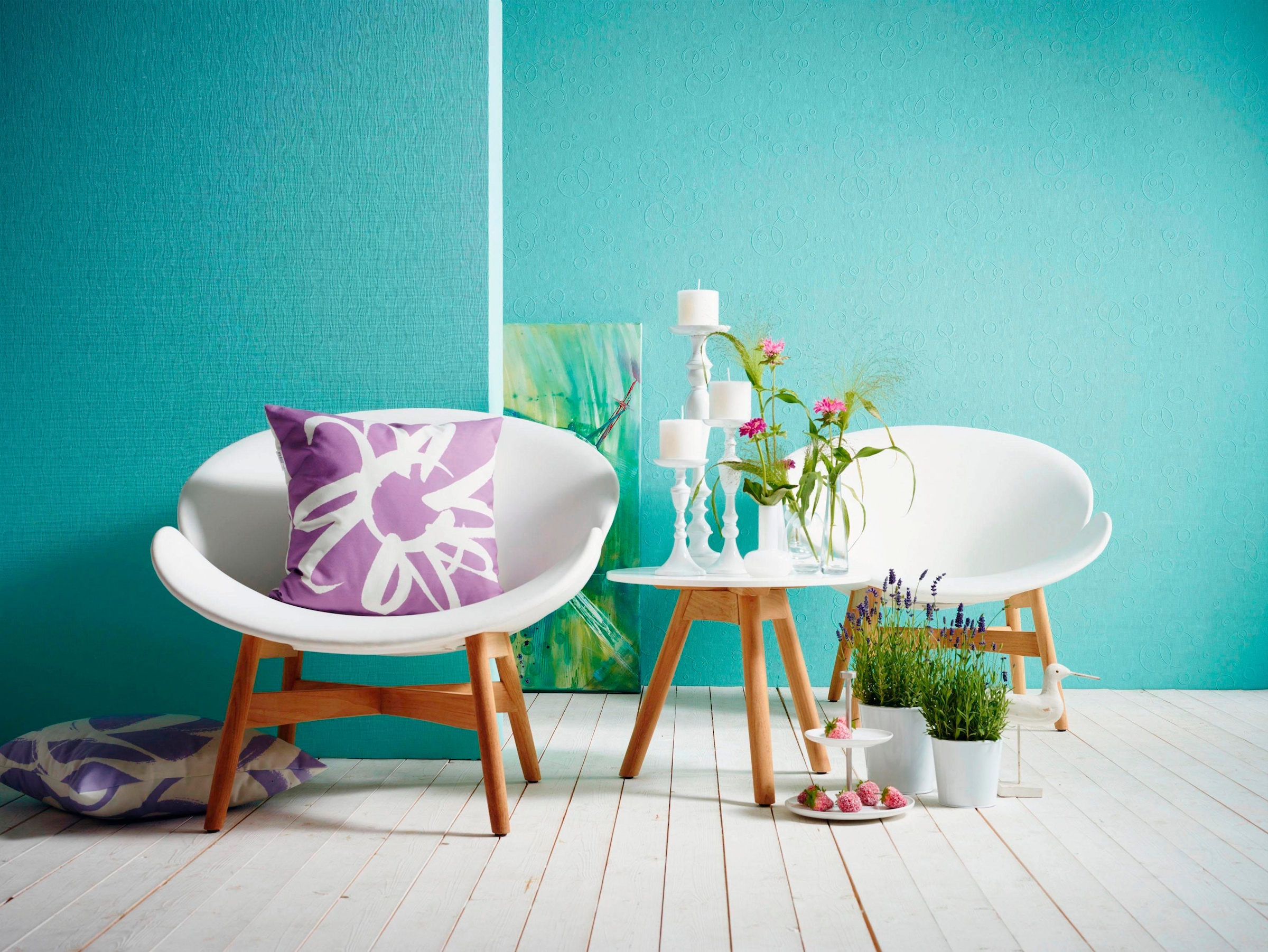 A.S. Création Vliestapete »Meistervlies«, geometrisch-grafisch-Motiv, Vlies Vinyl Wand Decke Schräge Tapeten Wohnzimmer Schlafzimmer Küche