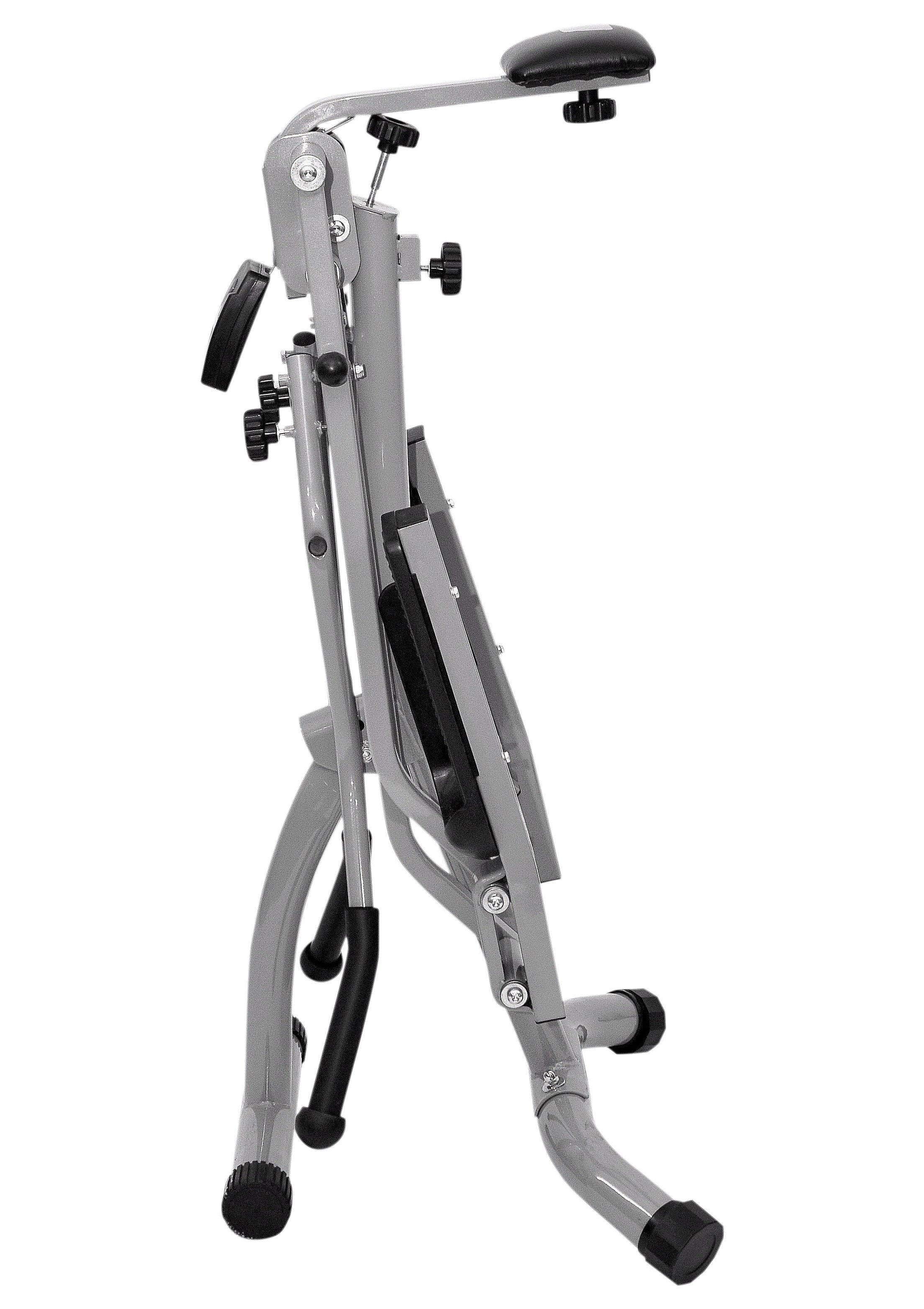 Christopeit Sport® Crosstrainer, (mit Bauchkissen), klappbar