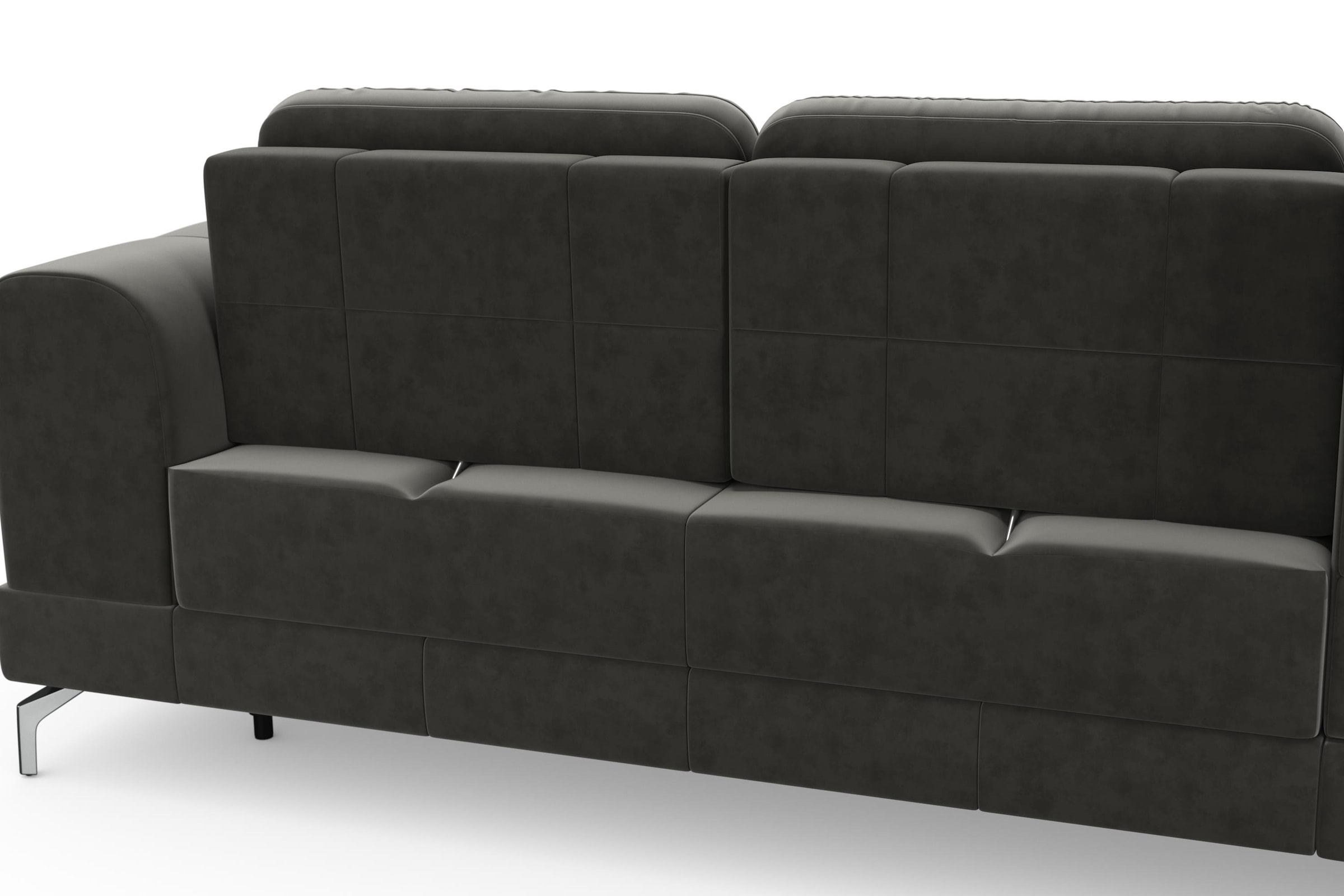 sit&more Ecksofa »Bendigo L-Form«, inklusive Sitztiefenverstellung, Bodenfreiheit 12 cm, in 2 Fußfarben