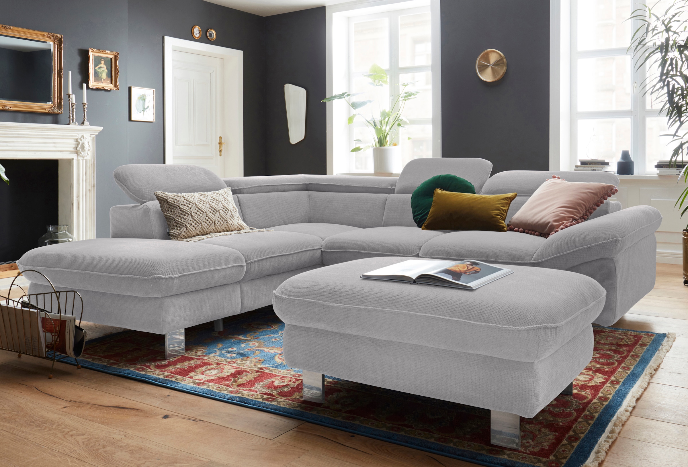 COTTA Polstergarnitur »Driver L-Form« Set, 2 Stk. tlg. Set bestehend aus: E günstig online kaufen