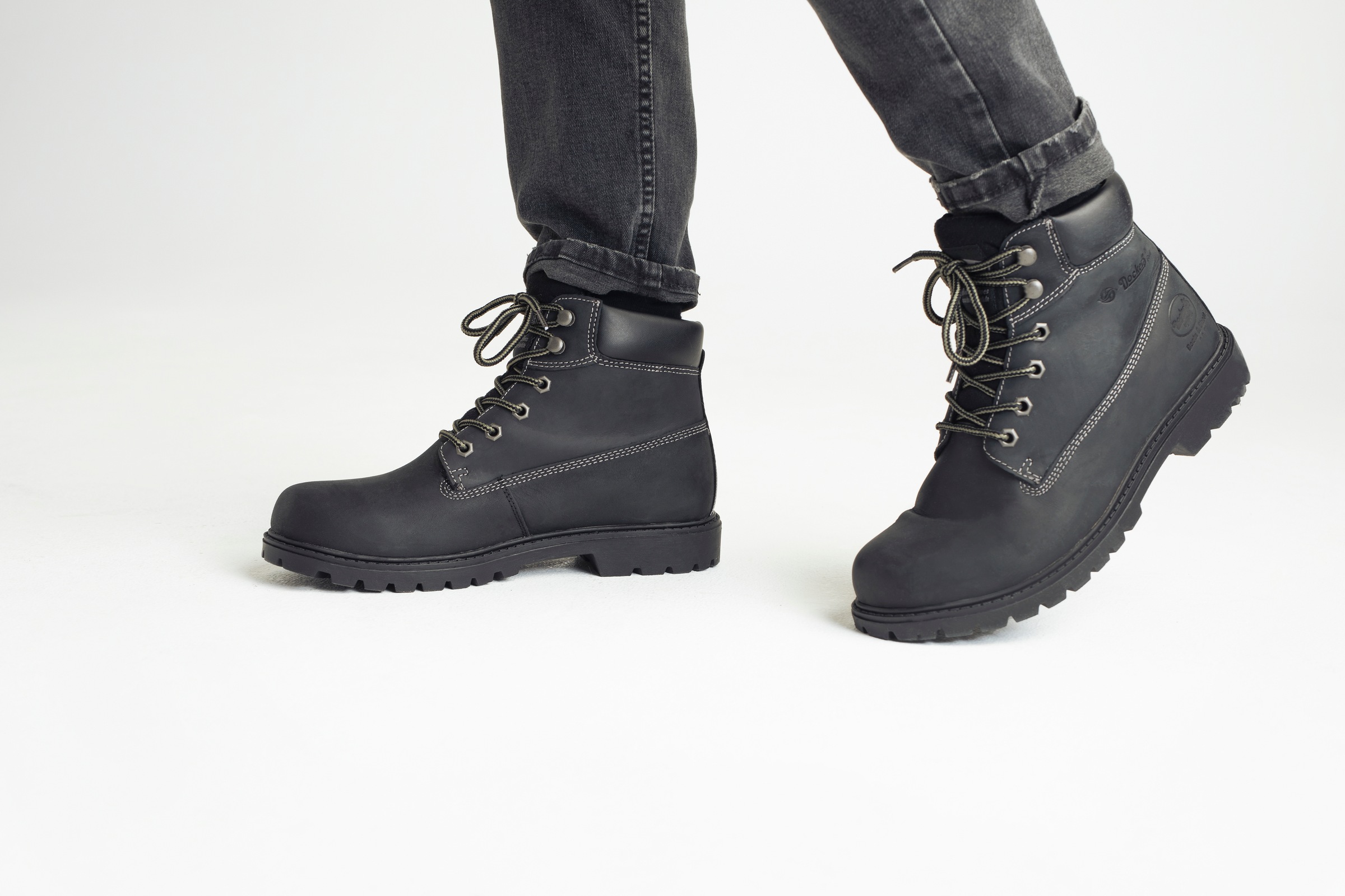 Dockers by Gerli Winterboots, Workerboots, Schnürstiefel mit Blockabsatz
