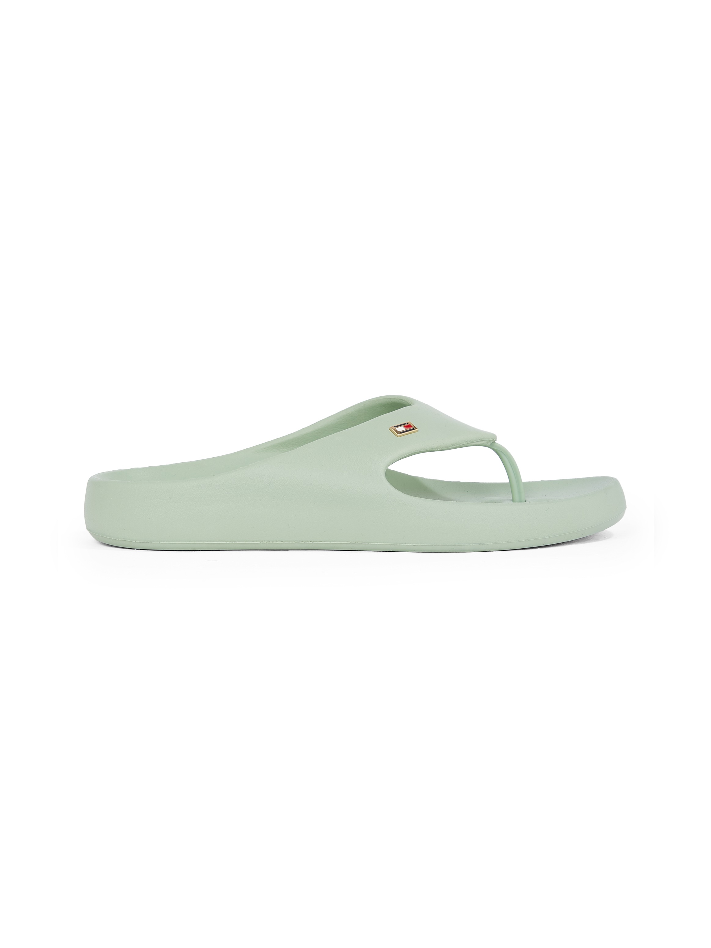 Tommy Hilfiger Zehentrenner »TH COMFORT BEACH SANDAL«, Dianette, Sommerschuh, Bequemschuh mit kleiner Logostickerei