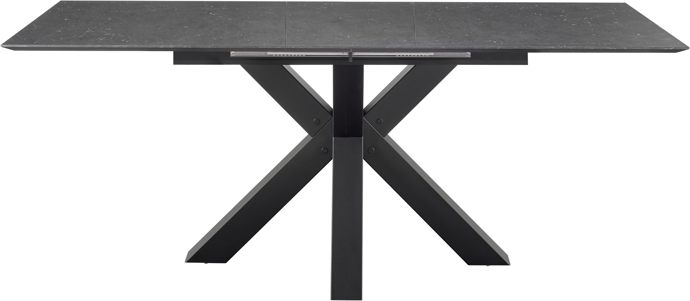 set one by Musterring Esstisch »New Atlanta« Platte rechteckig mit schweizer Kante, ausziehbar, Stern-Gestell