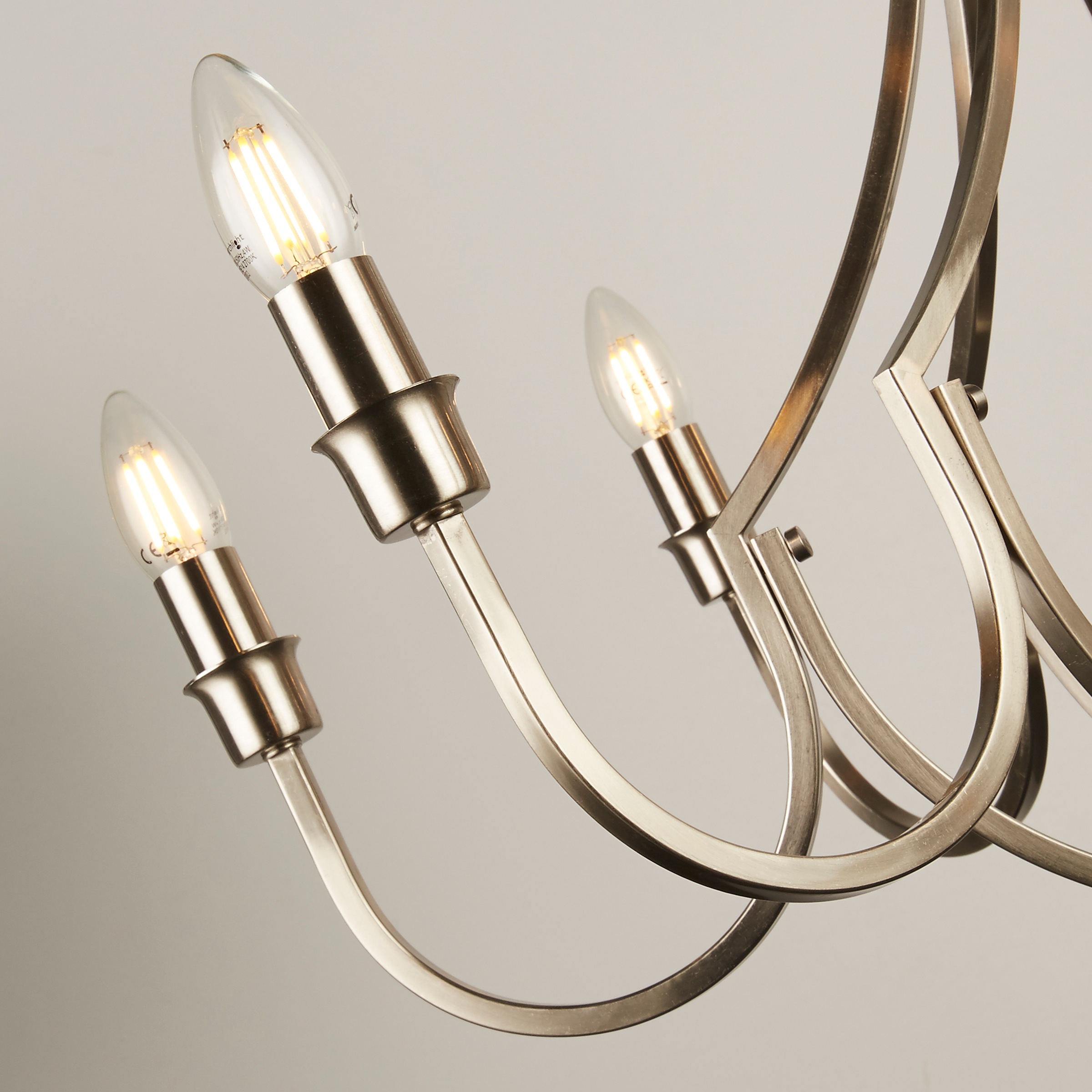 Searchlight Kronleuchter »Hängeleuchte Lodge, 8-flammig«, 8 flammig, Leuchtmittel E14 | ohne Leuchtmittel, Elegante Optik