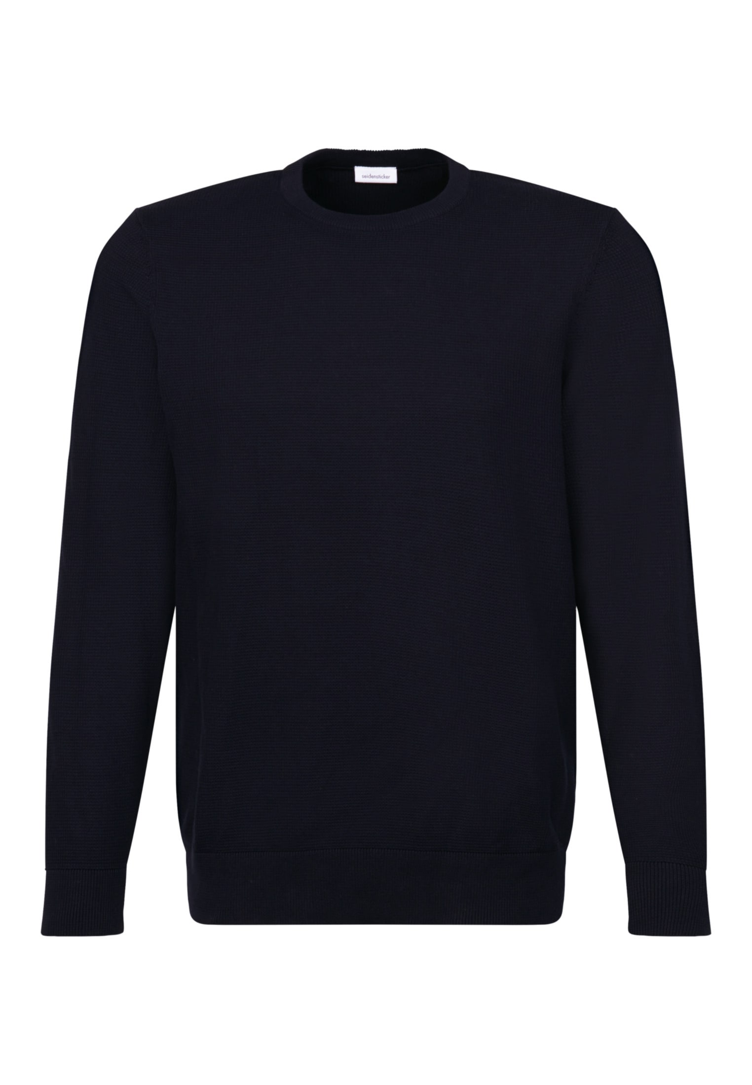 seidensticker Strickpullover »Schwarze Rose«, 1/1 Rundhals