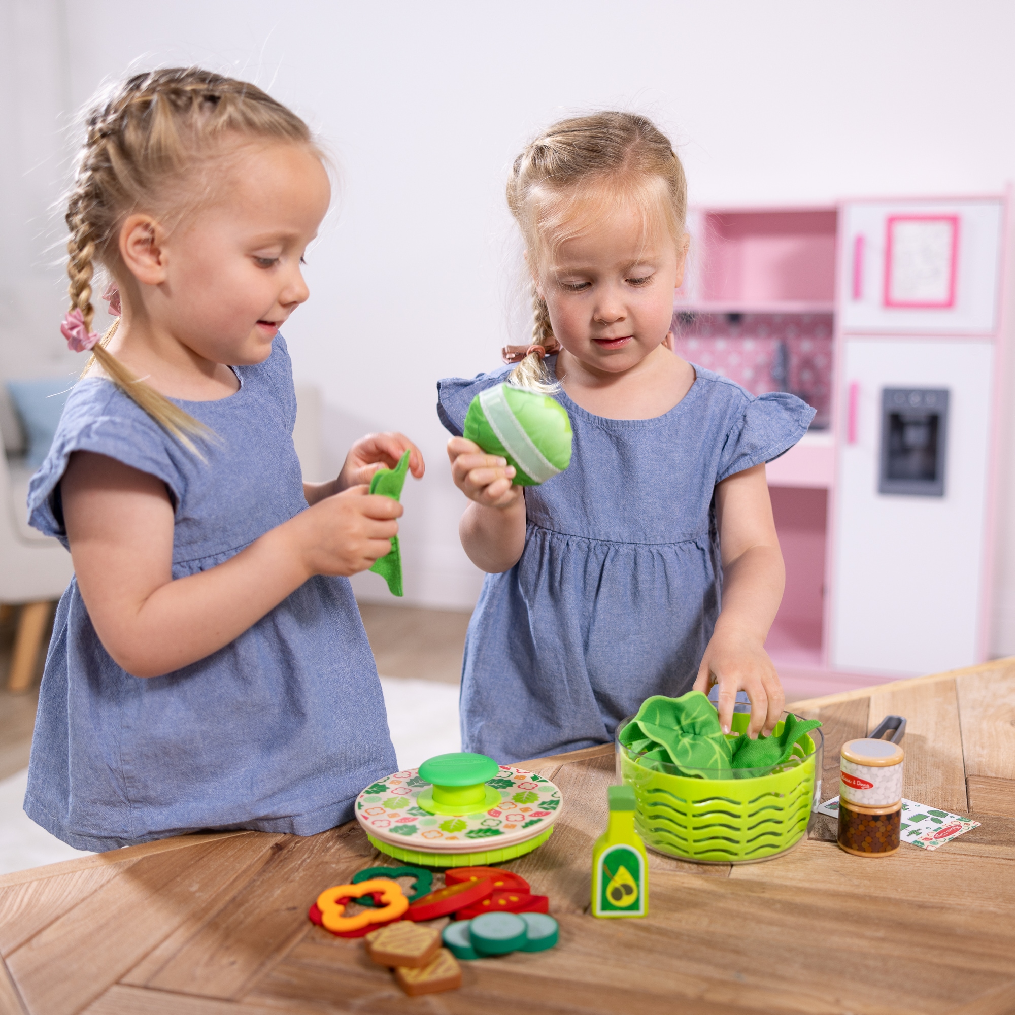 Spin Master Kinder-Küchenset »Melissa & Doug Salat-Schleuder Spielset«