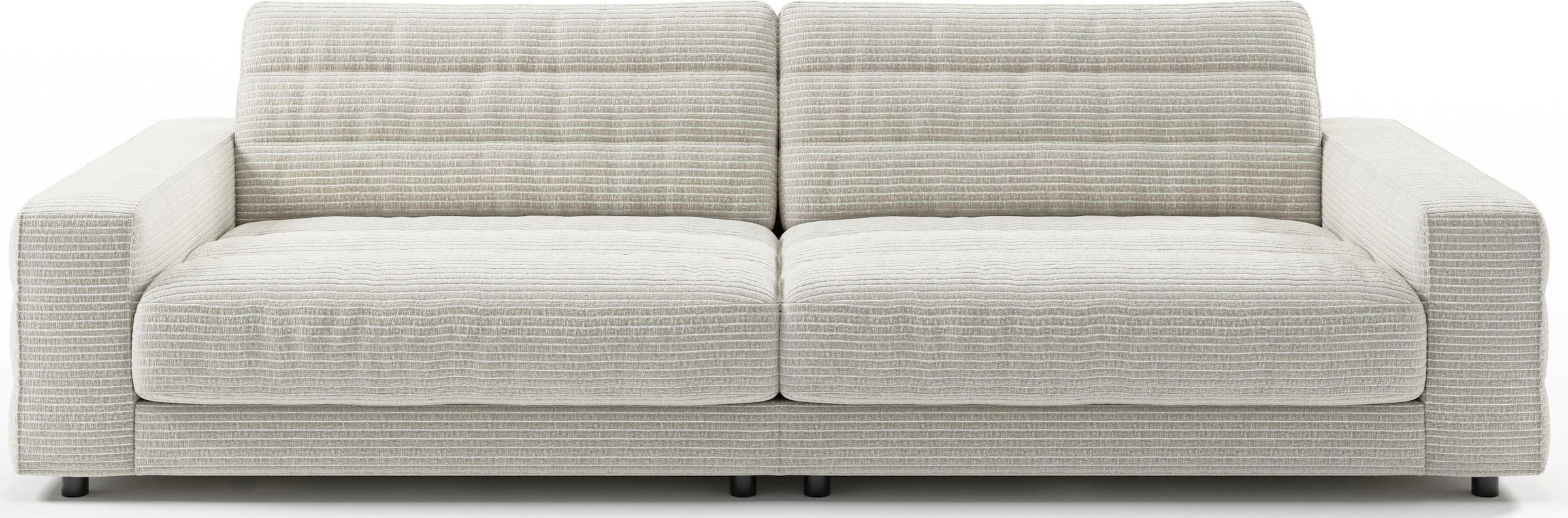 3C Candy Big-Sofa »Stripes«, Lose Rückenkissen, mit feiner Quersteppung auf  Rechnung kaufen