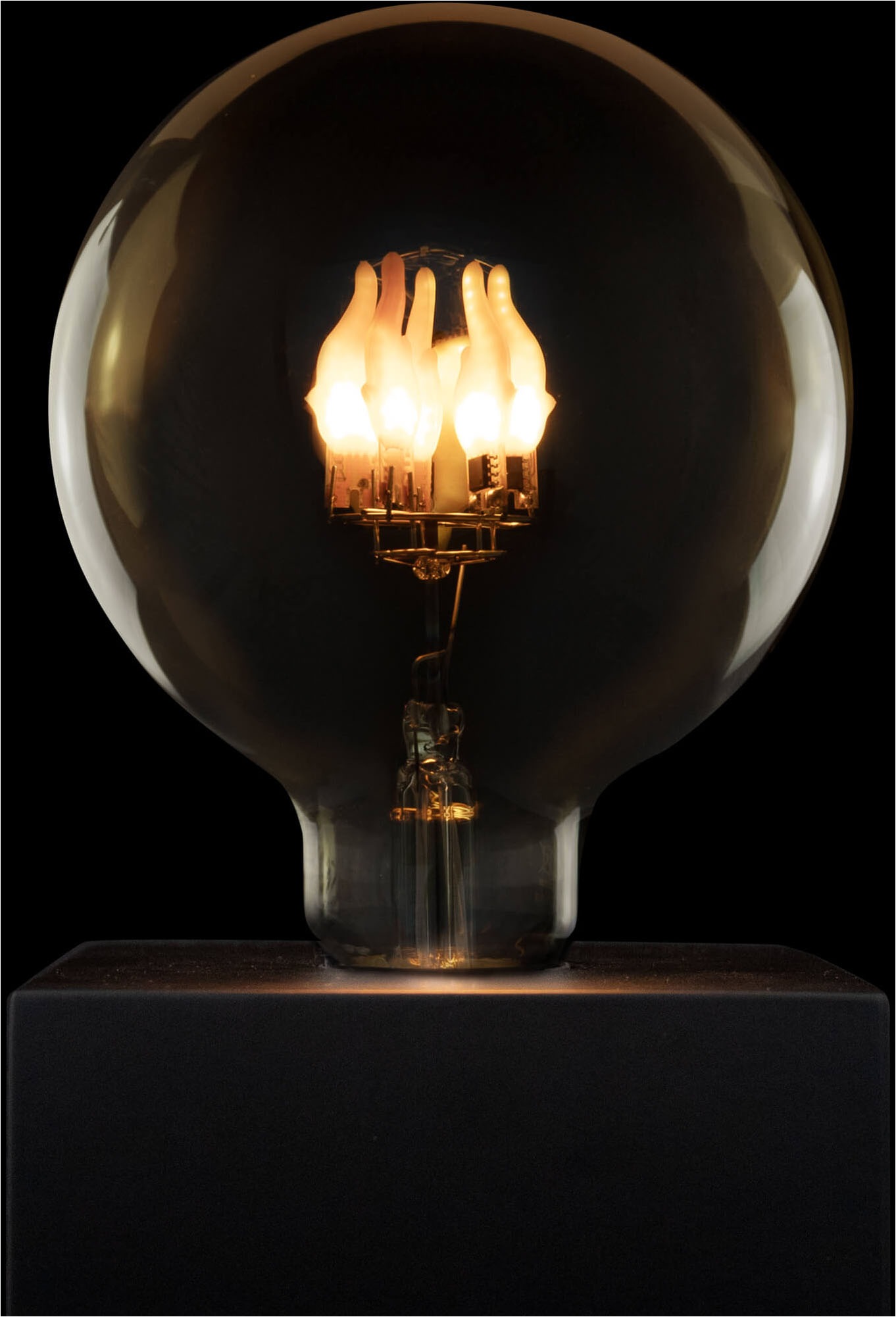 SEGULA LED-Filament »LED Globe 125 up smokey grau, E27« E27 1 Stk. Extra-Warmweiß