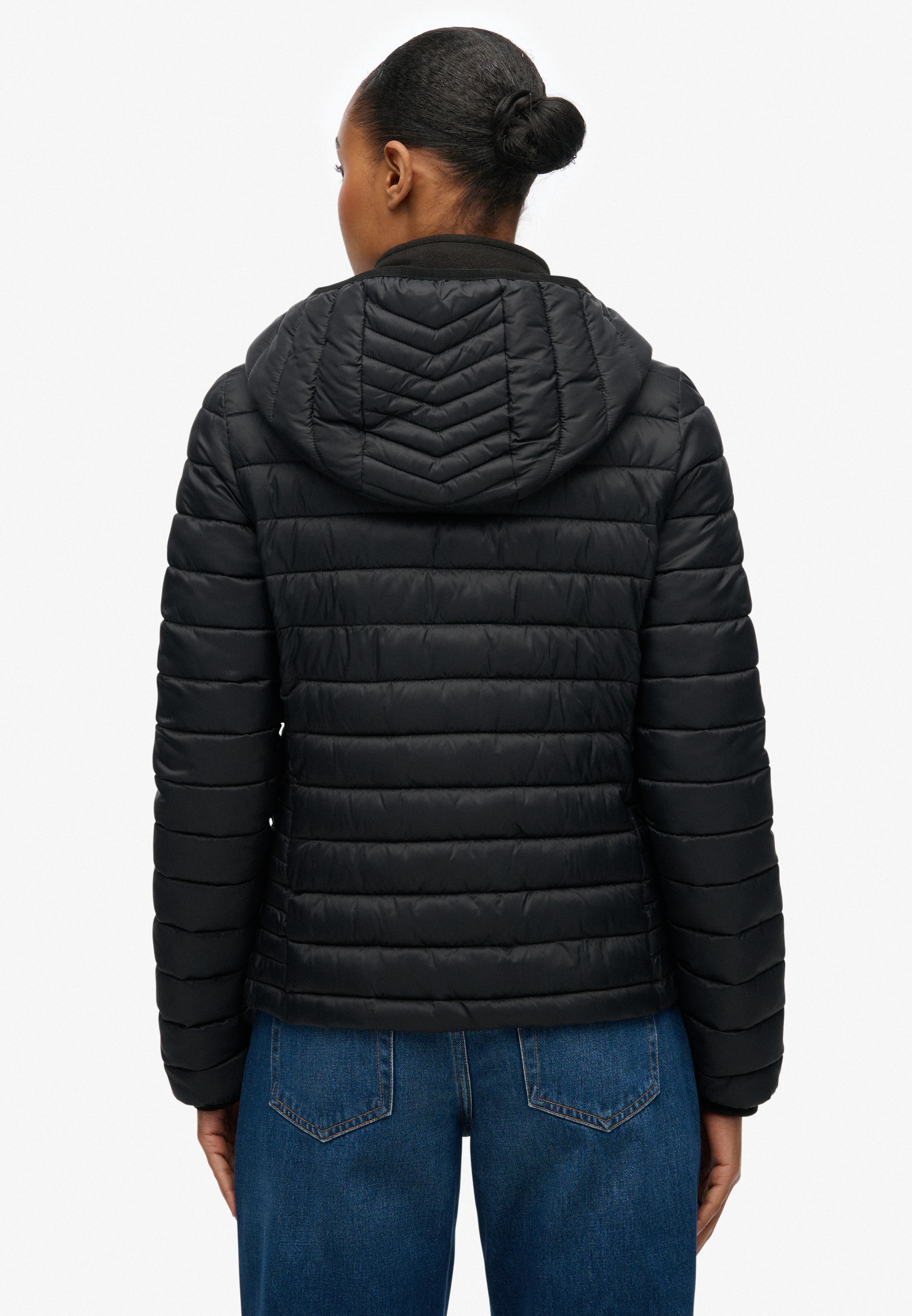 Superdry Steppjacke »HOODED FUJI LITE PADDED JACKET« mit Kapuze