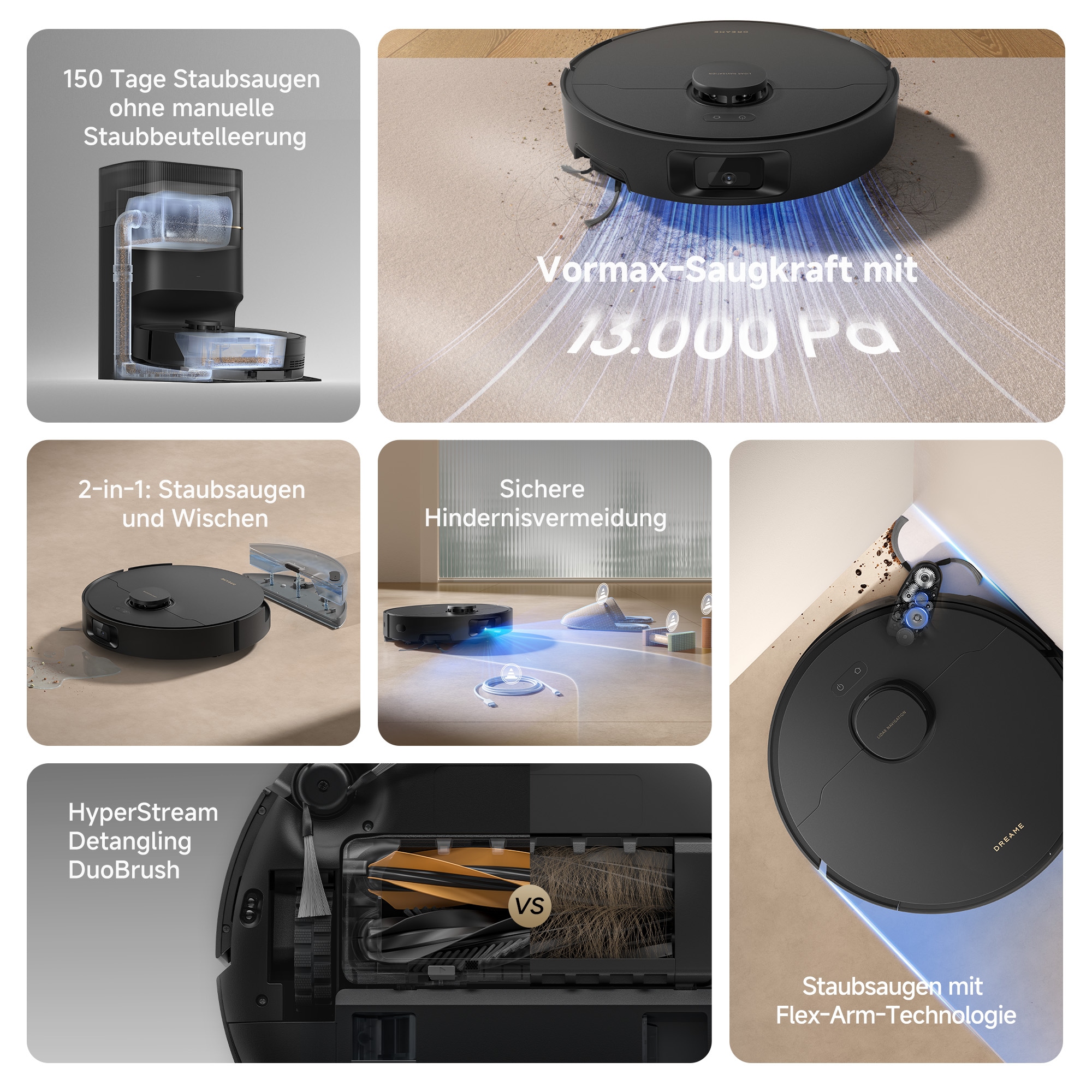 Dreame Saugroboter »mit Wischfunktion D20 Pro Plus«