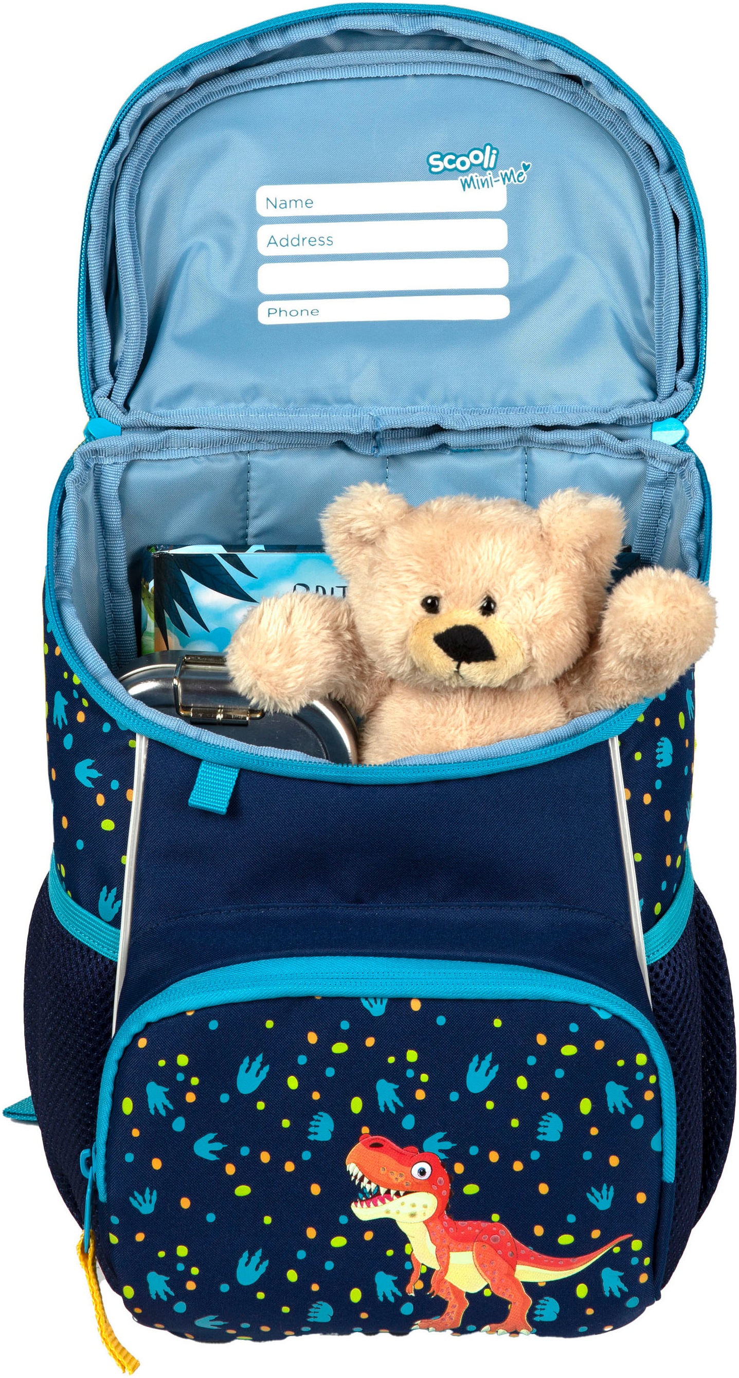 Scooli Kinderrucksack »Mini-Me, Domi Dino«, Reflektoren