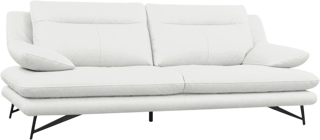 CALIA ITALIA 2,5-Sitzer »Cezanne, italienisches Design trifft erstklassigen Sitzkomfort, Leder«, Edles Designsofa in besonders langlebigen & pflegeleichten Lederarten