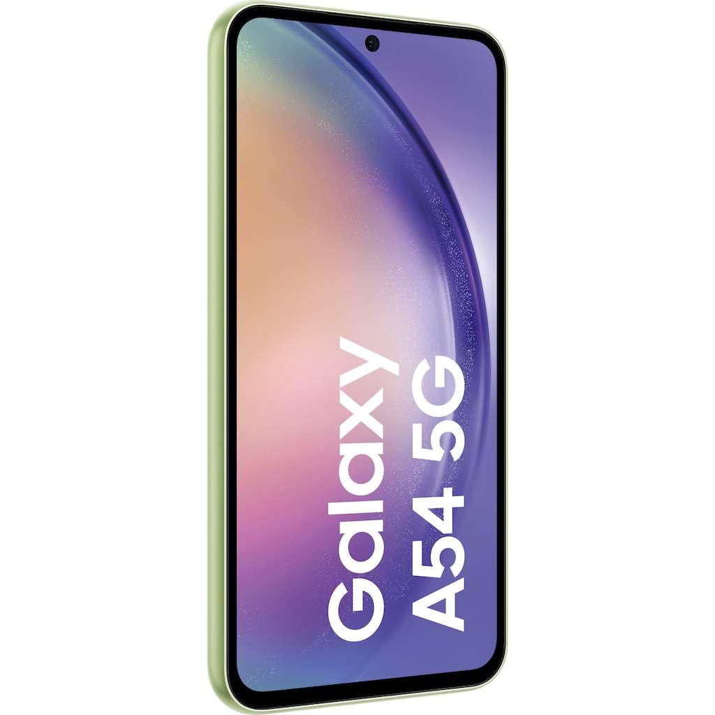 Samsung Smartphone »Galaxy A54 5G 128GB«, grün, 16,31 cm/6,4 Zoll, 128 GB Speicherplatz, 50 MP Kamera