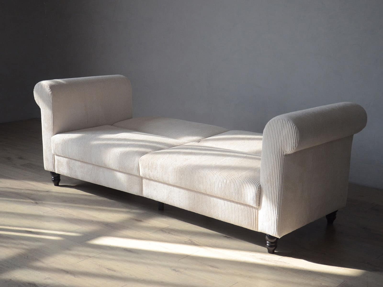 Dorel Home 3-Sitzer »Felix II, Schlafsofa 236cm, (Liegefläche 108x190cm), Rückenlehne«, 3-fach verstellbar, Sitzhöhe 46 cm, Cord