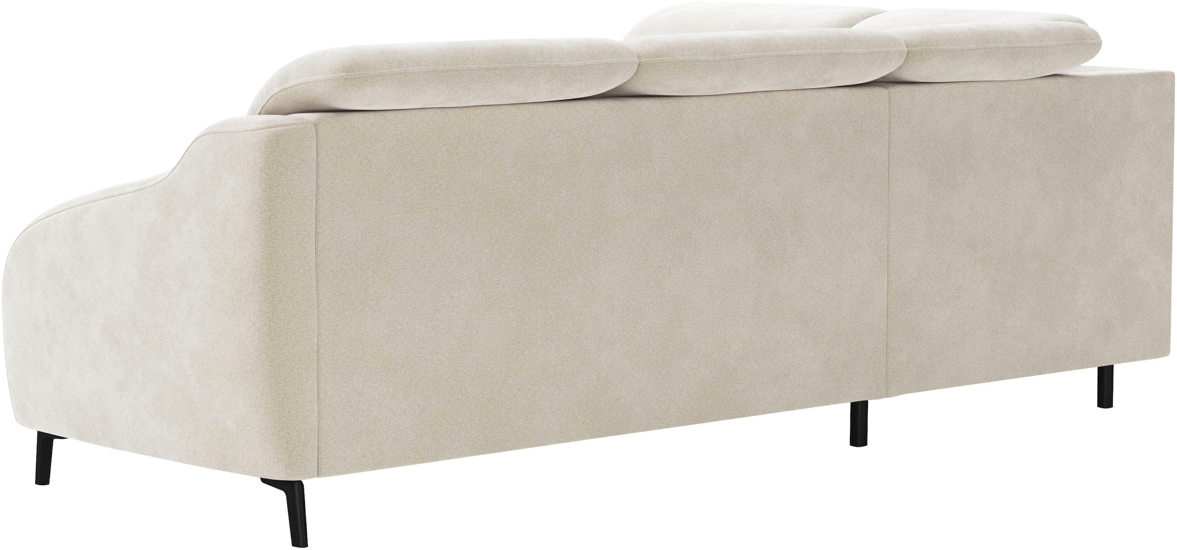 sit&more Ecksofa »Blues L-Form«, wahlweise mit Klapptisch und USB