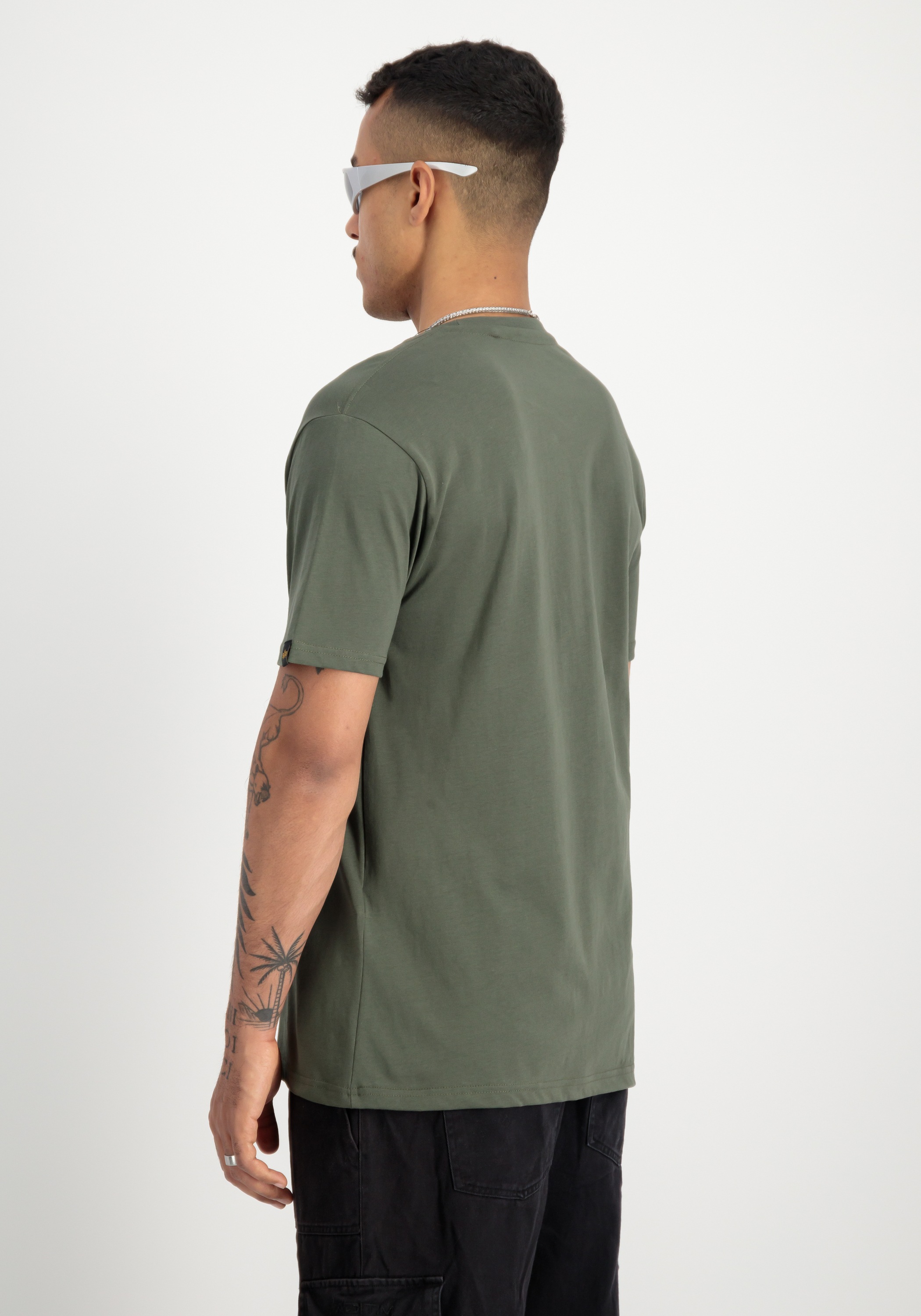 Alpha Industries T-Shirt »Alpha Industries Men - T-Shirts Satin Logo T«
