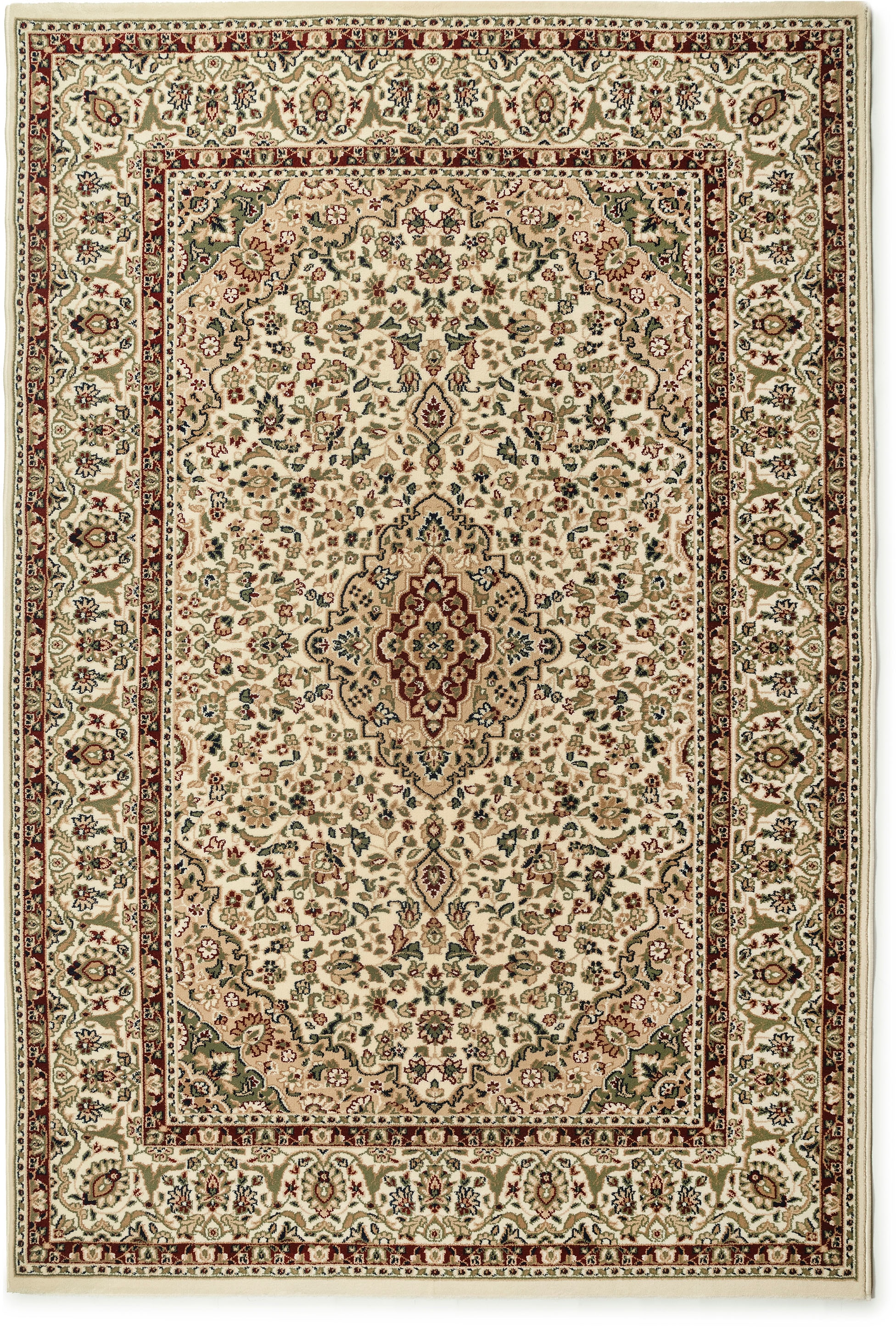 Timbers Teppich »Lansing«, rechteckig, 9 mm Höhe, Kurzflorteppich, Orient-Optik, Wohnzimmer, Esszimmer, Schlafzimmer