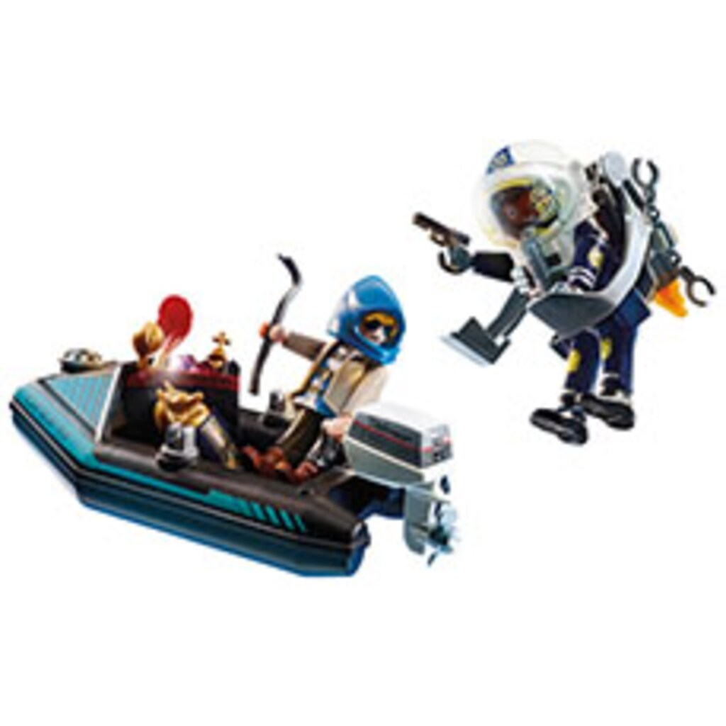 Playmobil® Konstruktions-Spielset »Polizei-Jetpack: Festnahme des Kunsträubers (70782), City Action«, (30 St.)