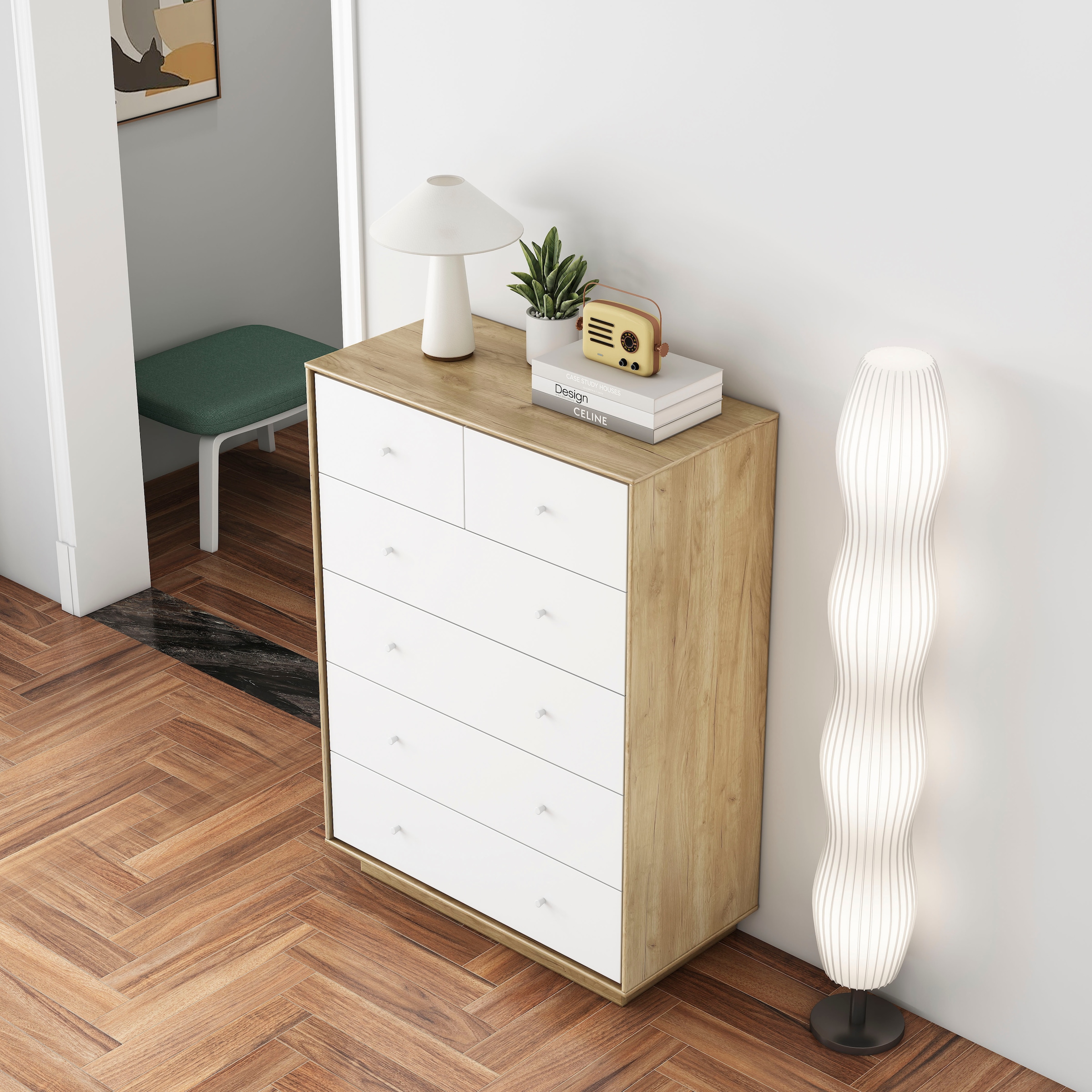 OTTO home Kommode »Blaire« kratzfeste Melaminoberfläche, ABS-Kanten und FSC-zertifiziertem Holz