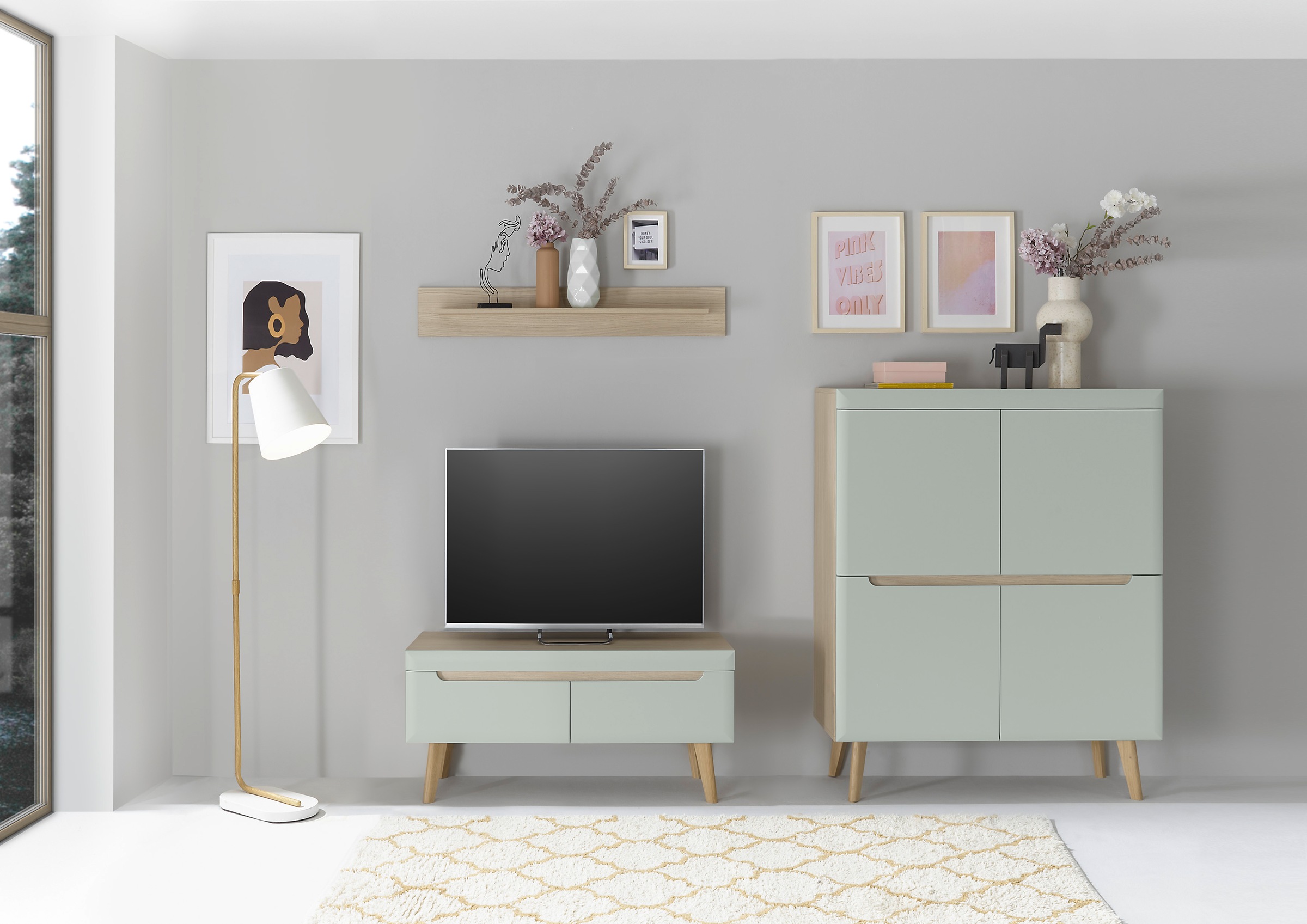 INOSIGN Wohnwand »Torge, Anbauwand, Schrankwand, Mediawand, Wohnzimmer-Set« günstig online kaufen