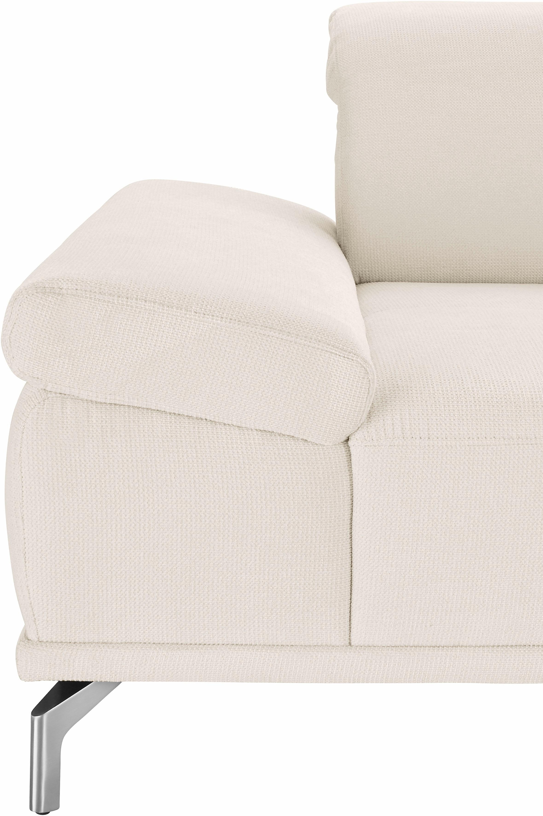 Places of Style Ecksofa »Caluna«, Inkl.Sitztiefenverstellung