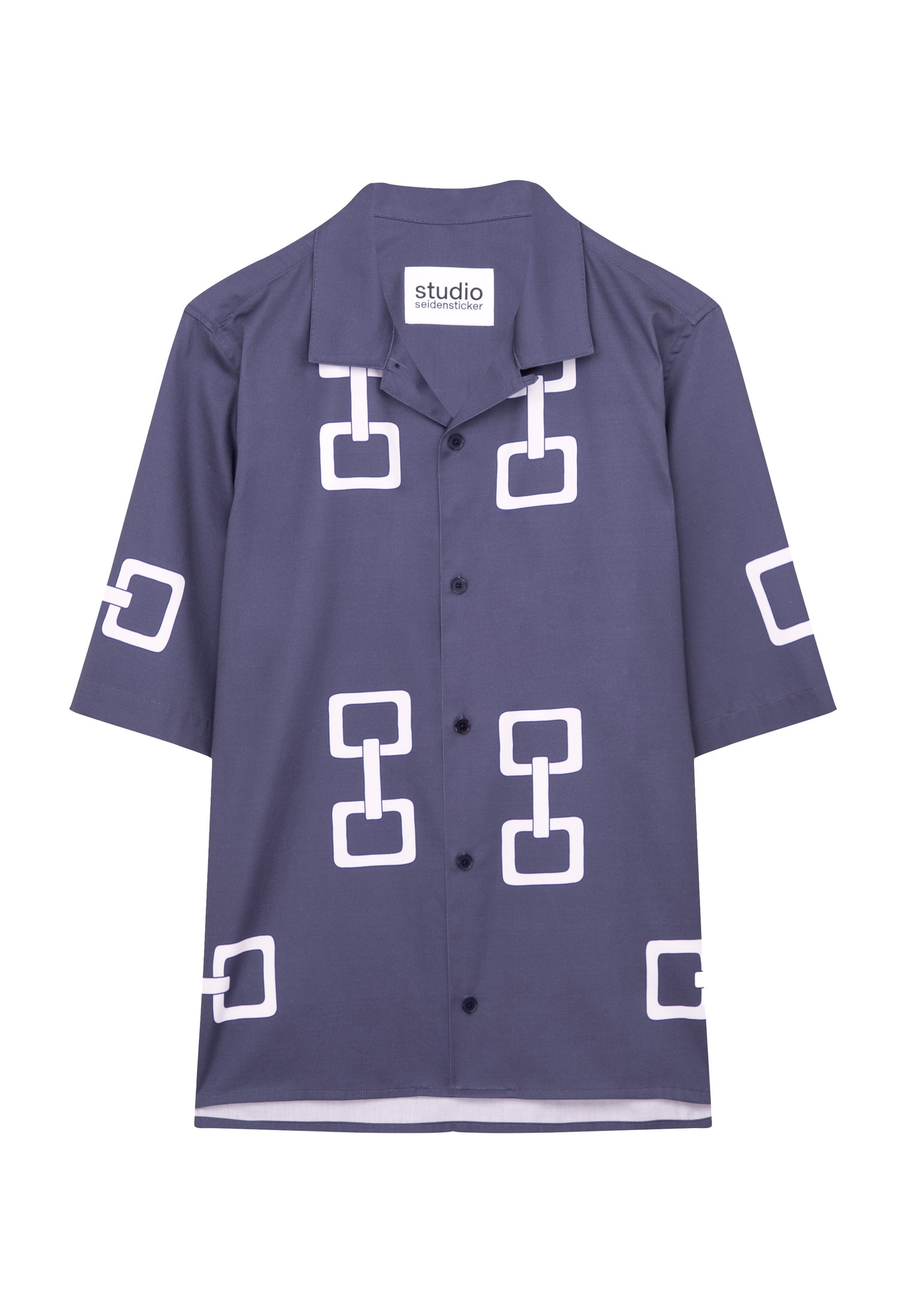 studio seidensticker Businesshemd »Studio« Regular 1/2 Reverskragen Druck