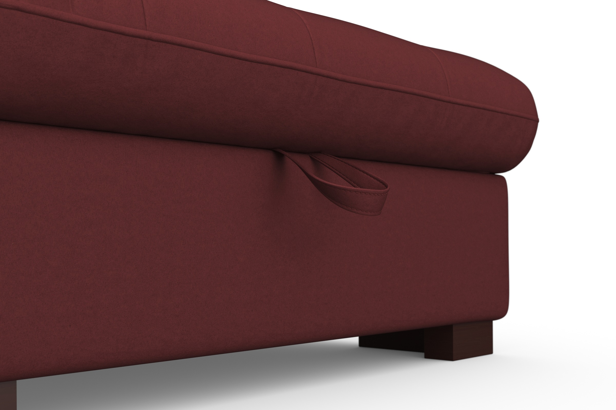 sit&more Ecksofa »Luxor L-Form«, wahlweise mit Bettfunktion, Stauraum und Kopfteilverstellung