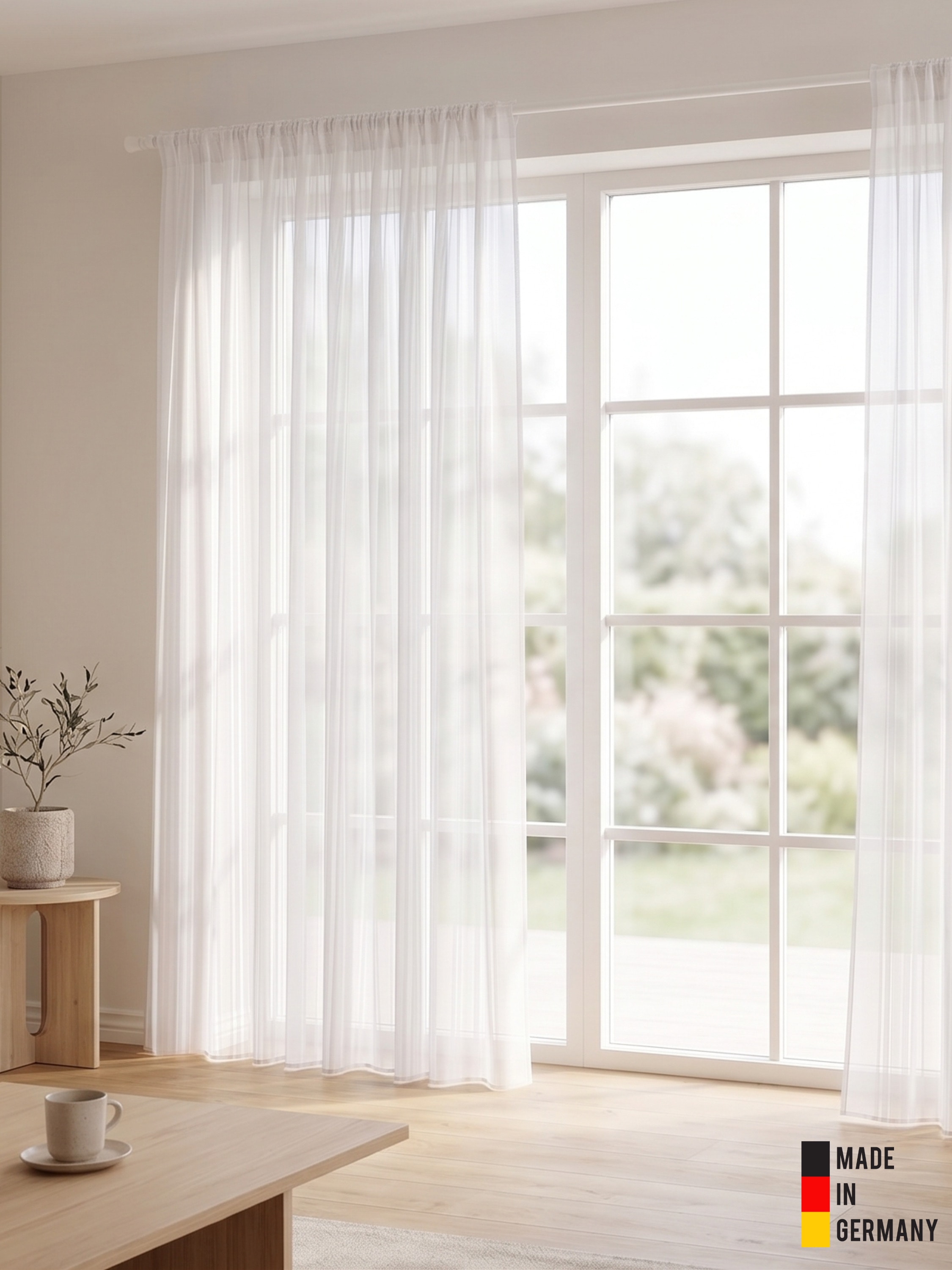 Wirth Gardine »Manuela« Faltenband 1 Stk. tlg. Store