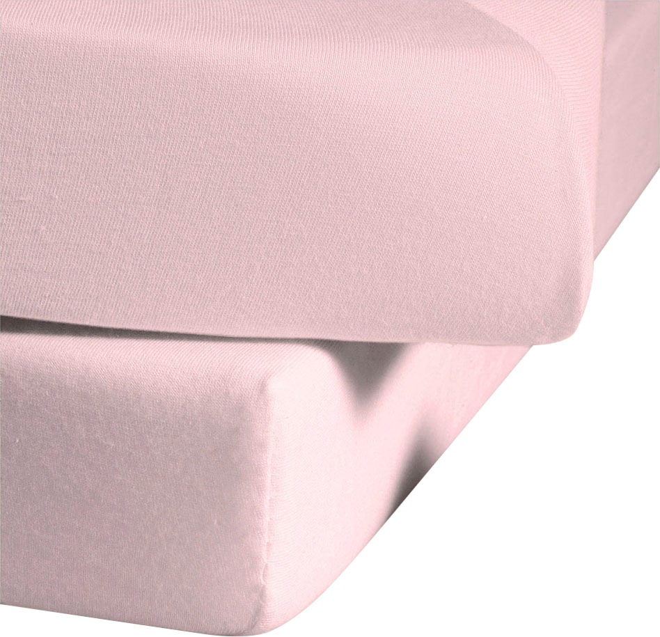 Betttuch Colours, fleuresse, Mako-Satin, Gummizug: ohne, (1 Stück)