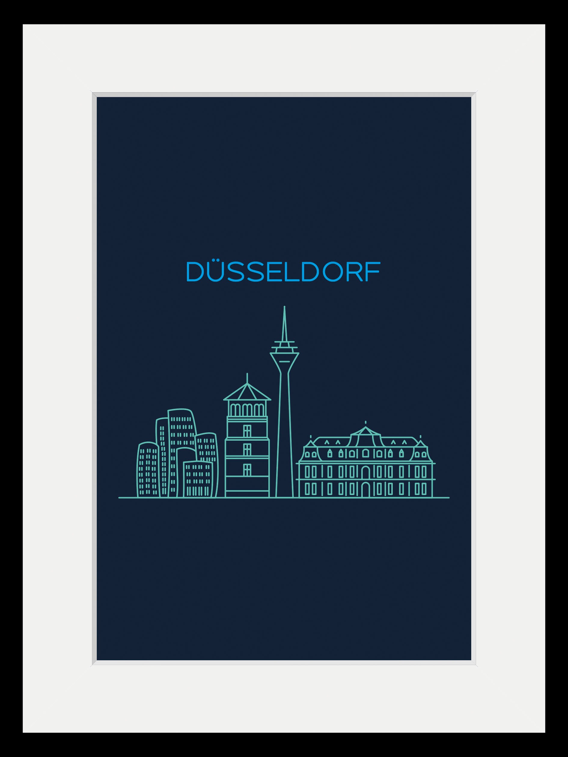 queence Bild »Düsseldorf Sightseeing«, Städte-Stadt-Deutschland-Gebäude-Sch günstig online kaufen