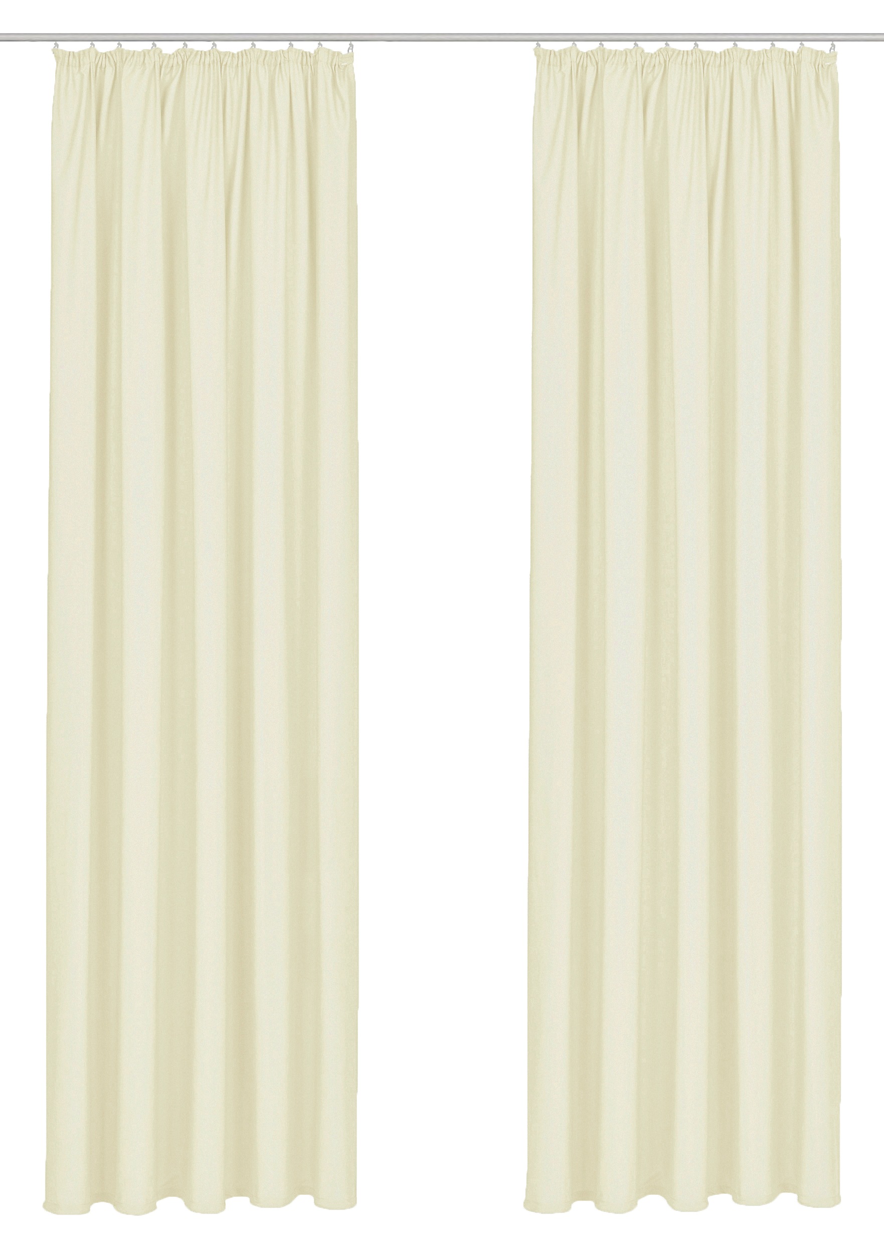 Bruno Banani Vorhang »Lagan« Kräuselband 2 Stk. tlg. 2-er Set, gewebt, Micr günstig online kaufen