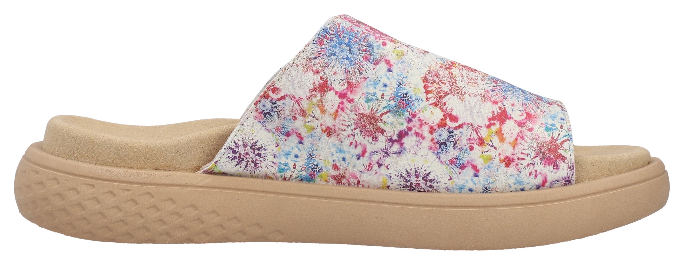 Rieker Zehentrenner  Pantolette, Sommerschuh, Hausschuh zum Schlupfen