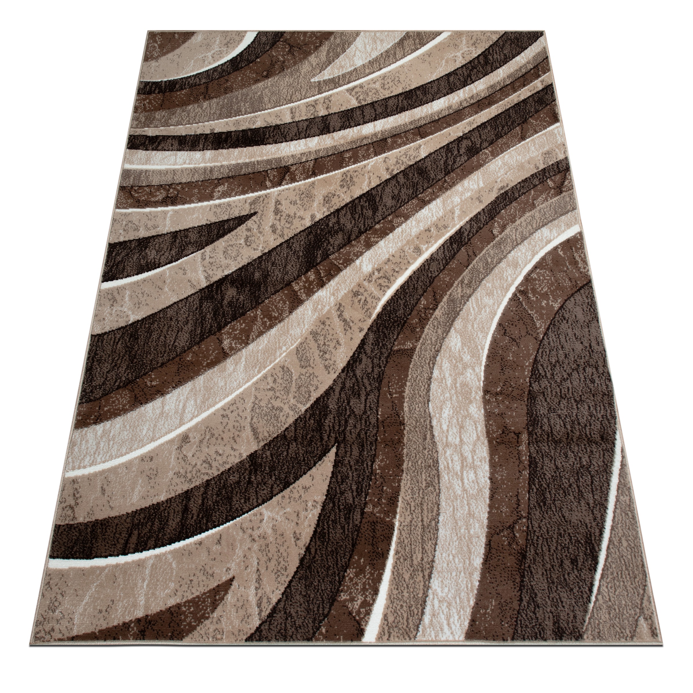 my home Teppich »Livil, modernes Wellen-Design«, rechteckig, 8 mm Höhe, 3D- günstig online kaufen
