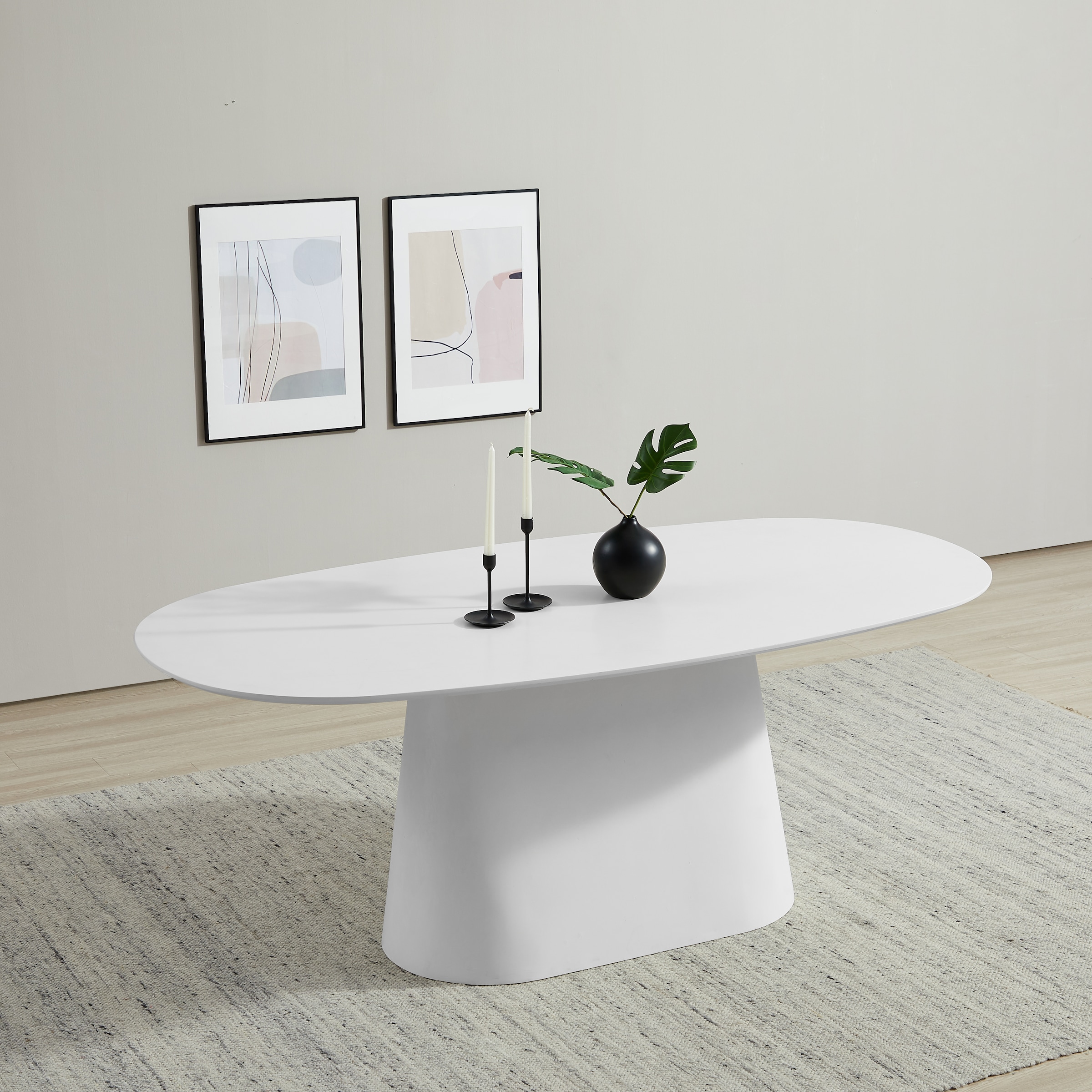 OTTO home Couchtisch »Carowa« Zement-Optik, organisches Gestell und FSC-zer günstig online kaufen