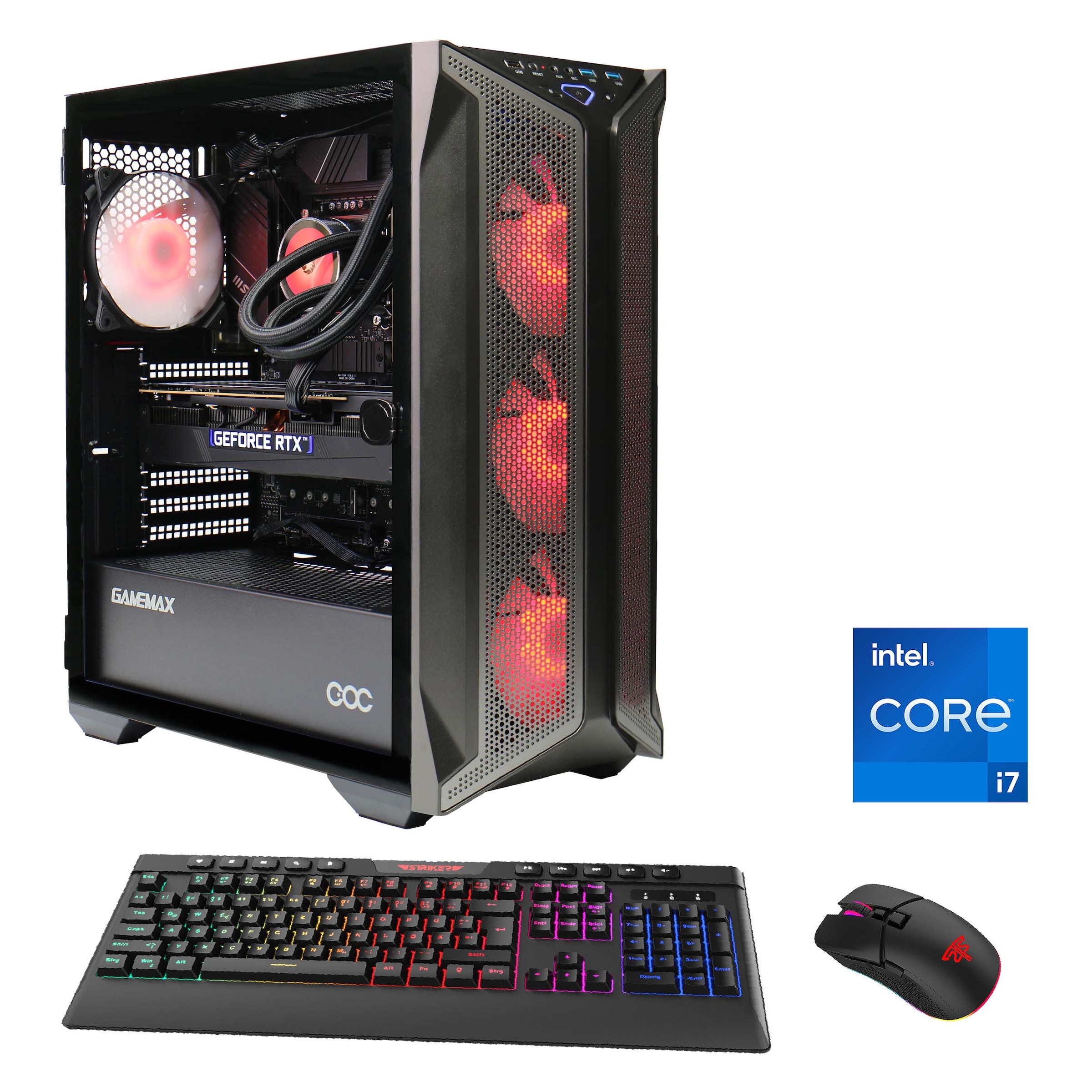 GAMEMAX Gaming-PC »Brufen C1 7010«, PCIe SSD Gen4, Windows 11