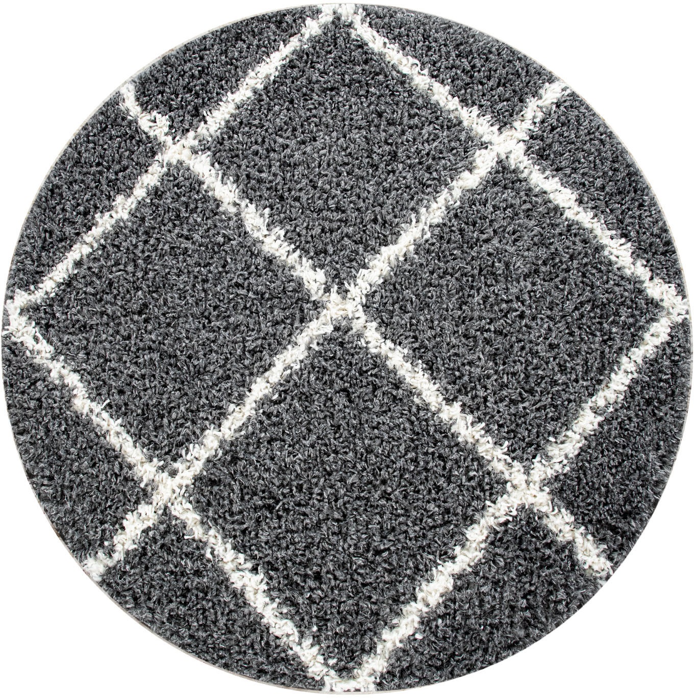 Paco Home Hochflor-Teppich »Kalmar 441«, rund, 40 mm Höhe, Scandi Design, R günstig online kaufen