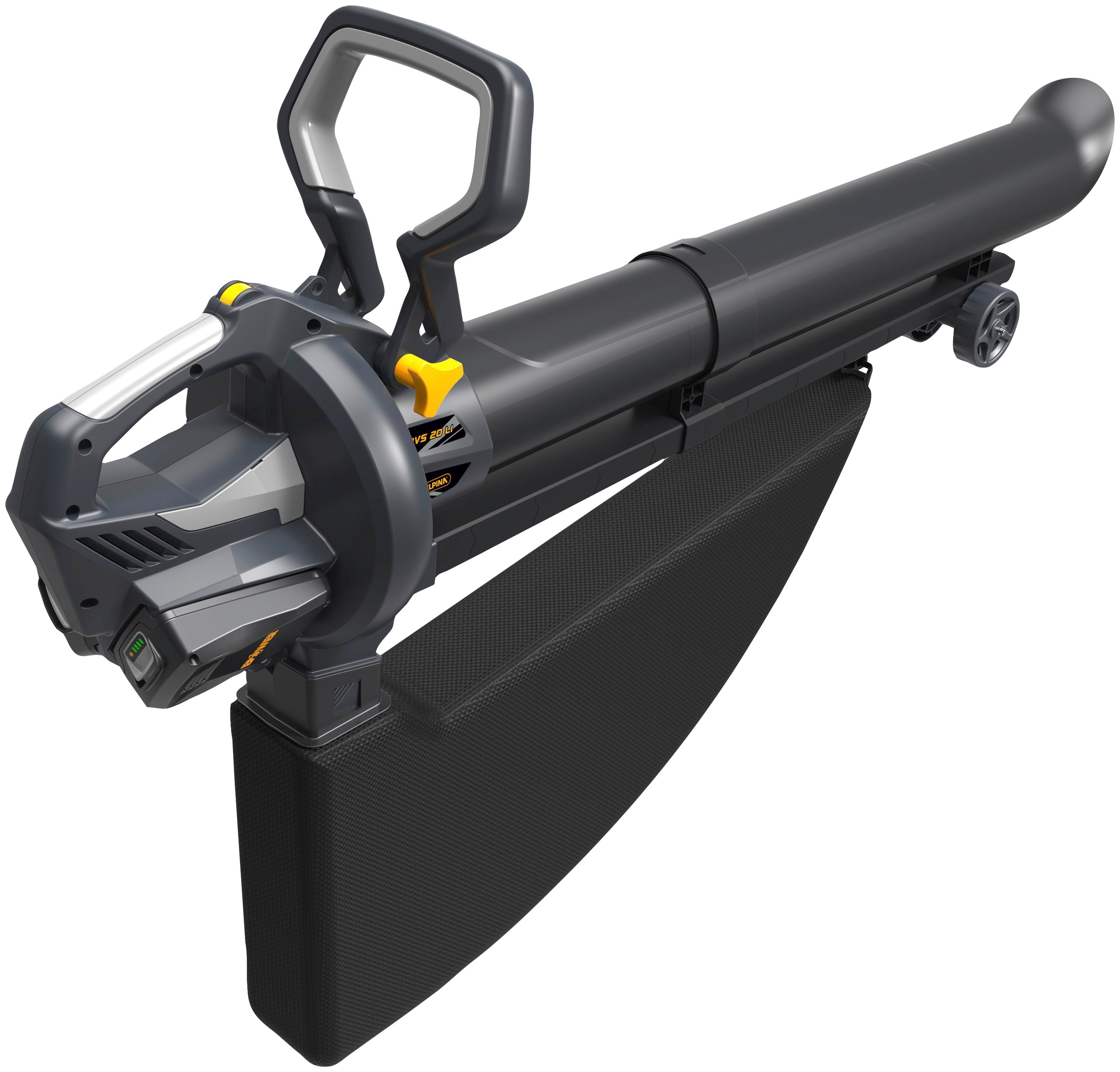 ALPINA-GARDEN Akku-Laubsauger »AVS 20 Li« inkl. 2x 4 Ah Akkus und Ladegerät schwarz