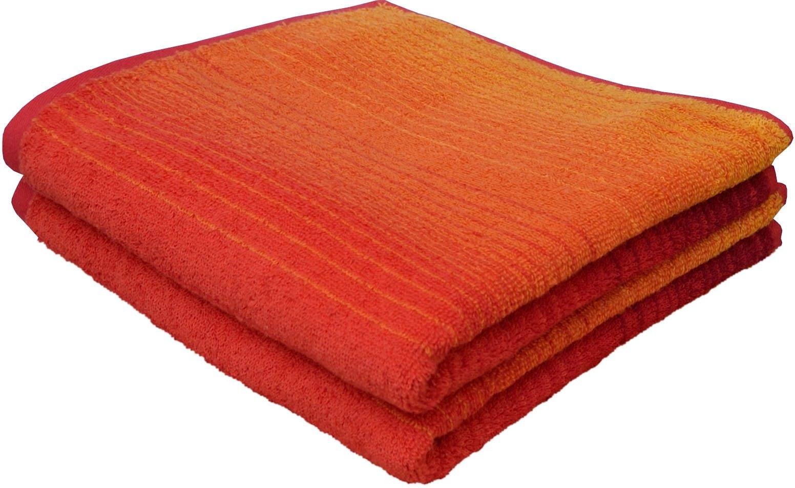 Dyckhoff Handtücher »Colori«, (2 Farbverlauf Rechnung bestellen St.), auf mit