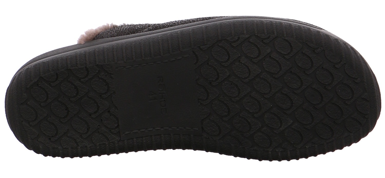 Rohde Pantoffel »SOLTAU-H«  Hausschuh, Schlappen mit innenliegender Plateausohle