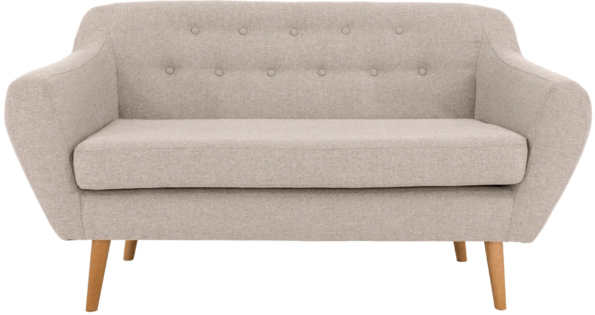 Home affaire 2-Sitzer »Renne« mit Heftung im Rücken im skandinavischem Stil günstig online kaufen