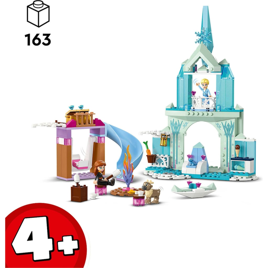 LEGO® Konstruktionsspielsteine »Elsas Eispalast (43238), LEGO Disney Princess«, (163 St.), Made in Europe